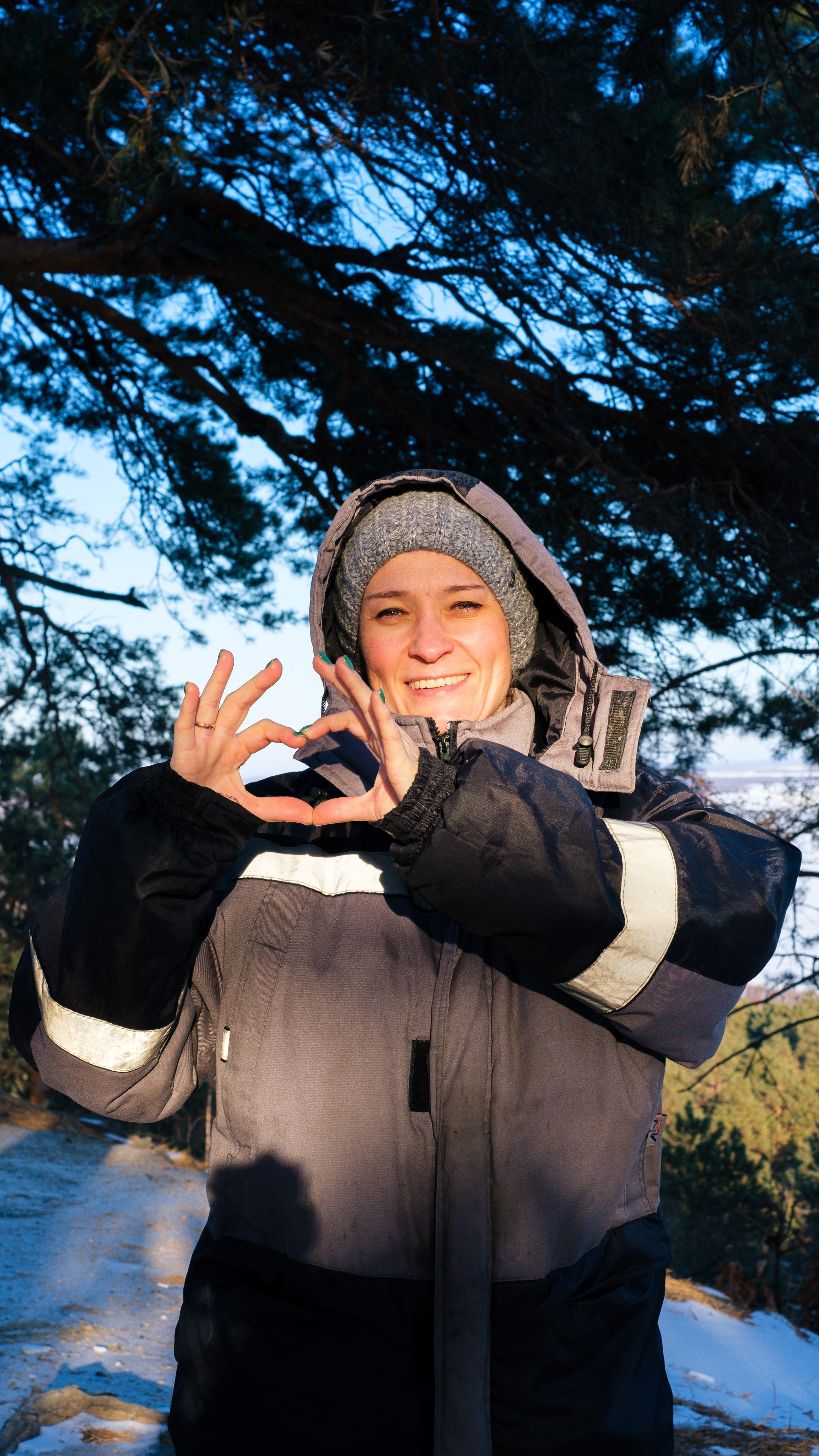 Мухинский лес зимой. Фотограф Благовещенска Яна