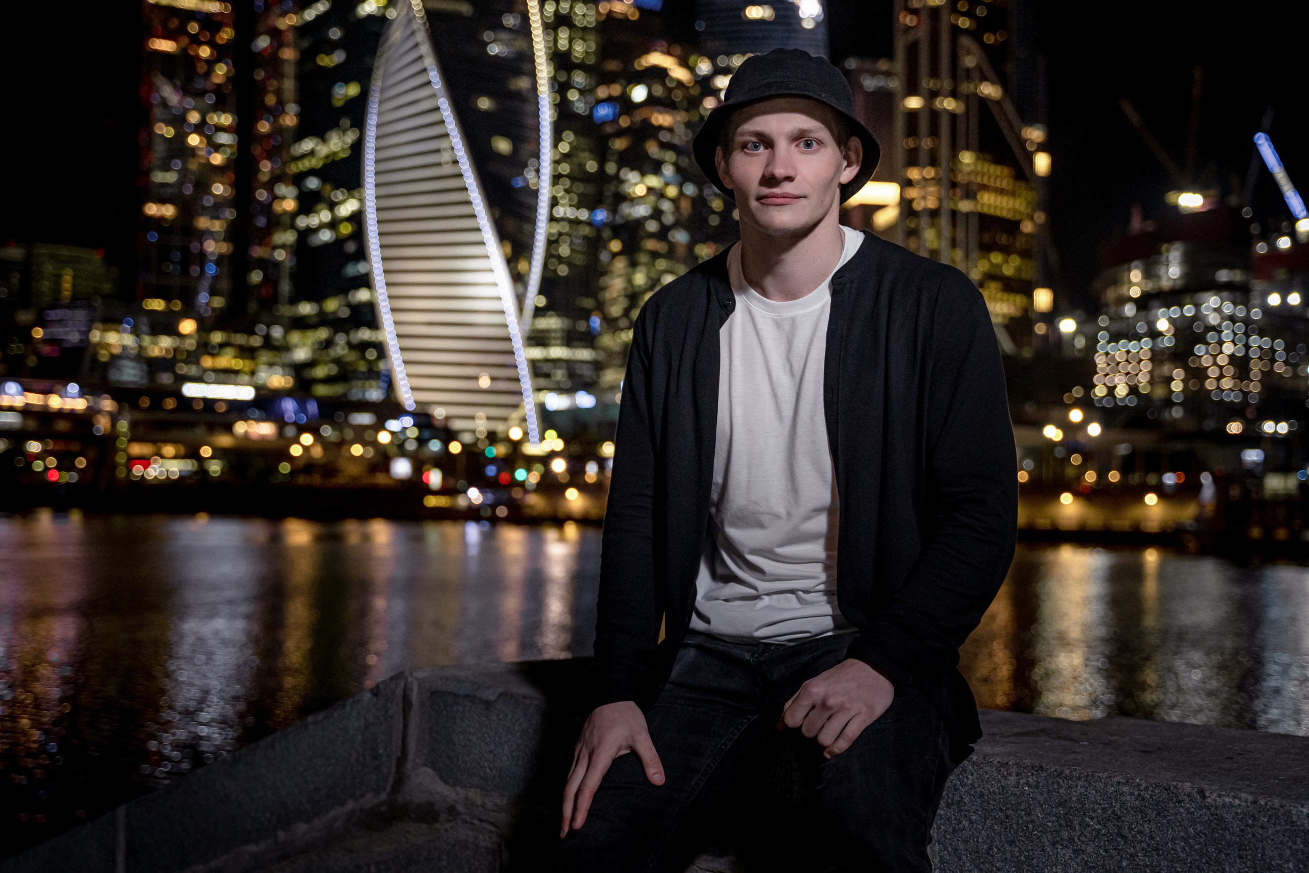 Ночная Москва. Портретный фотограф в Москве Юлия Красовская