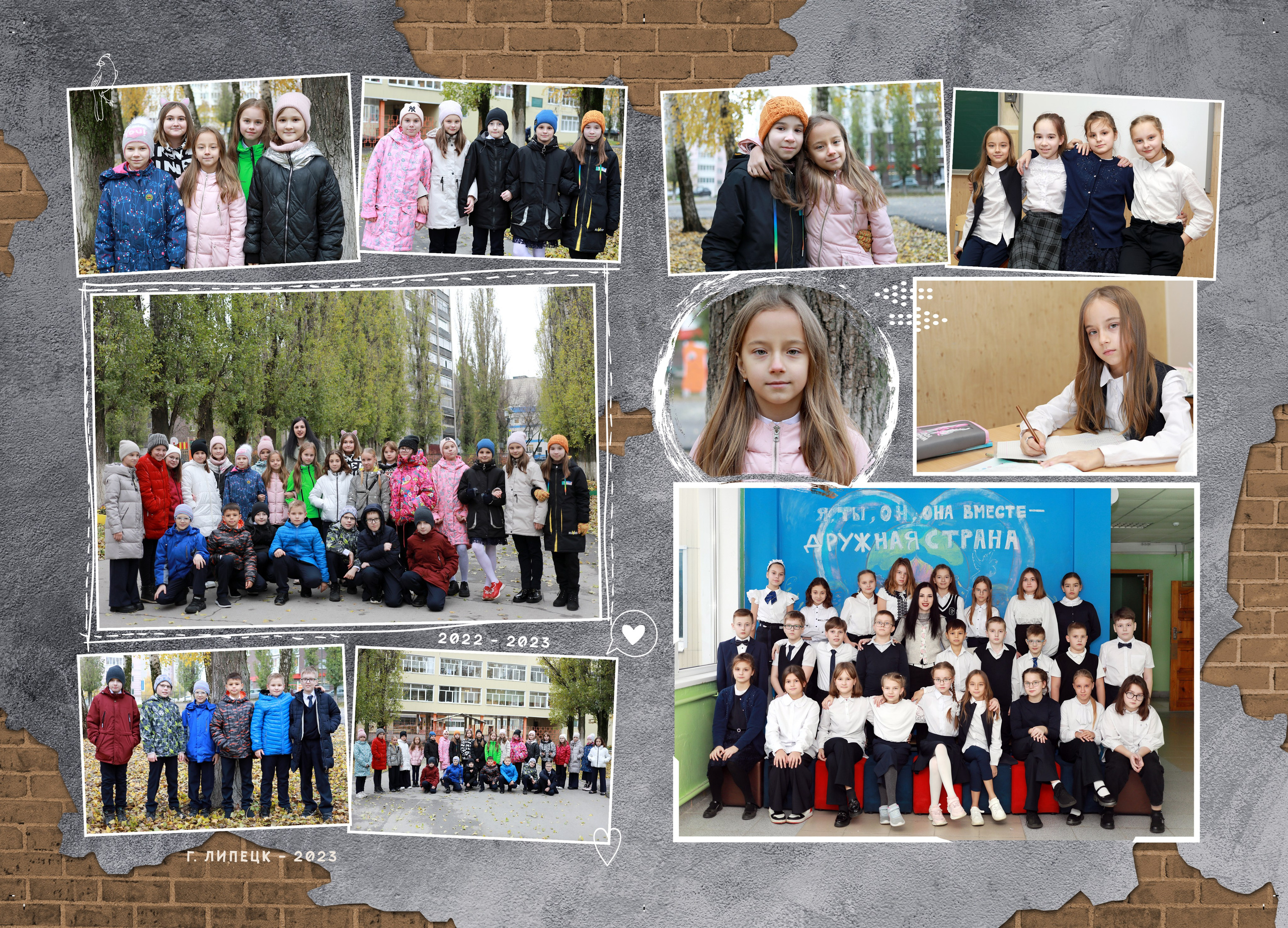 medlori wfolio Выпускные альбомы в Липецке. Выпускной альбом на 2 разворота.