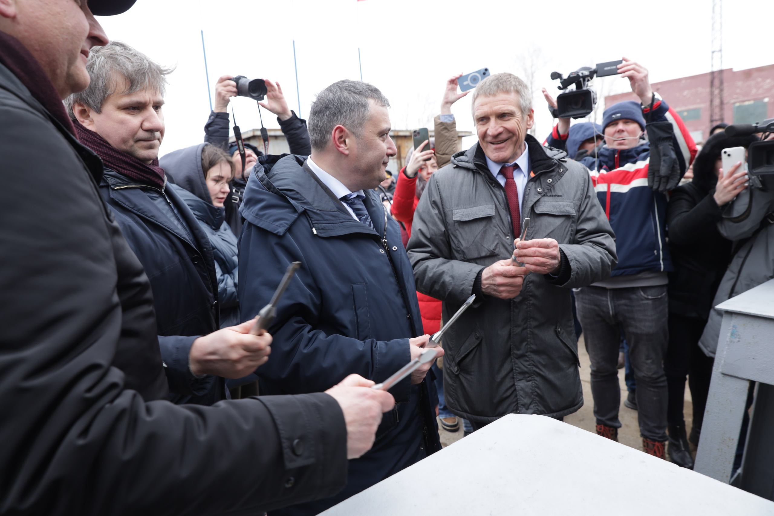 ЗАО нефтефлот Зимние фото + закаладка киля Судна. Фотограф в Самаре Максим Тырин