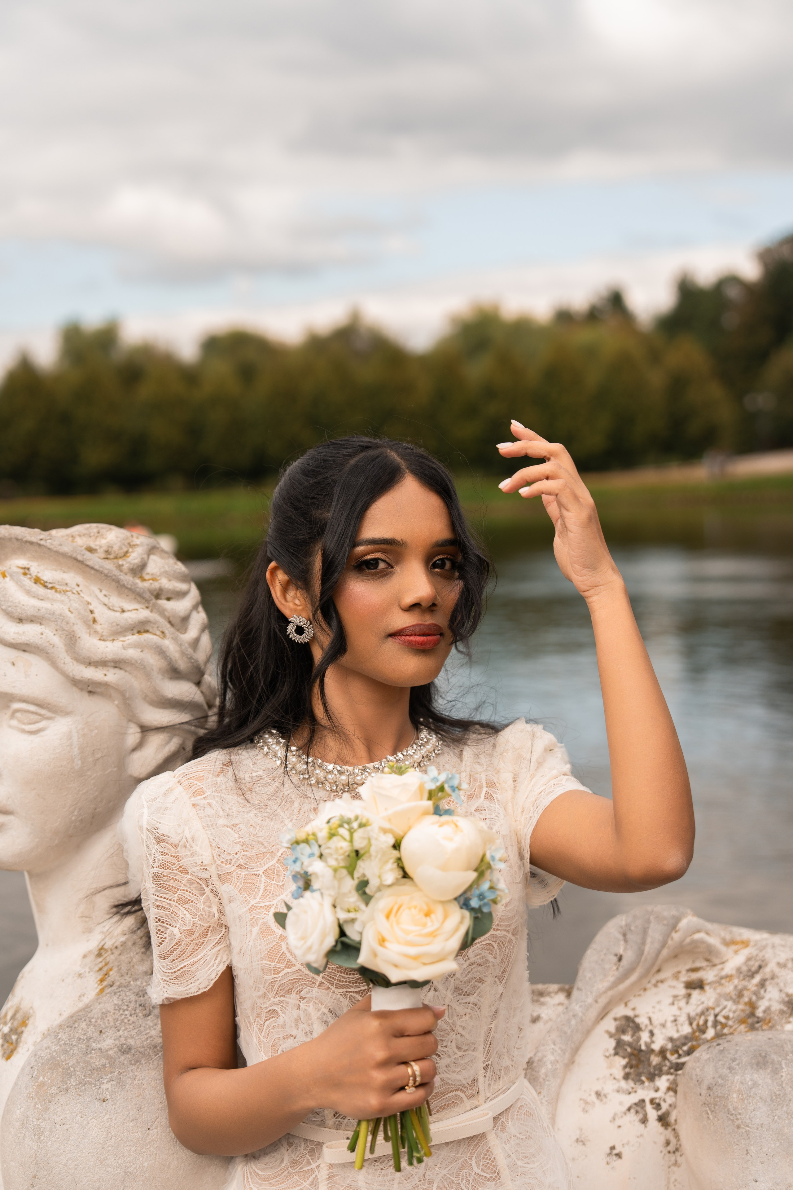 Максим и Харша, Царицыно. Свадебный фотограф в Москве Анна Полушина