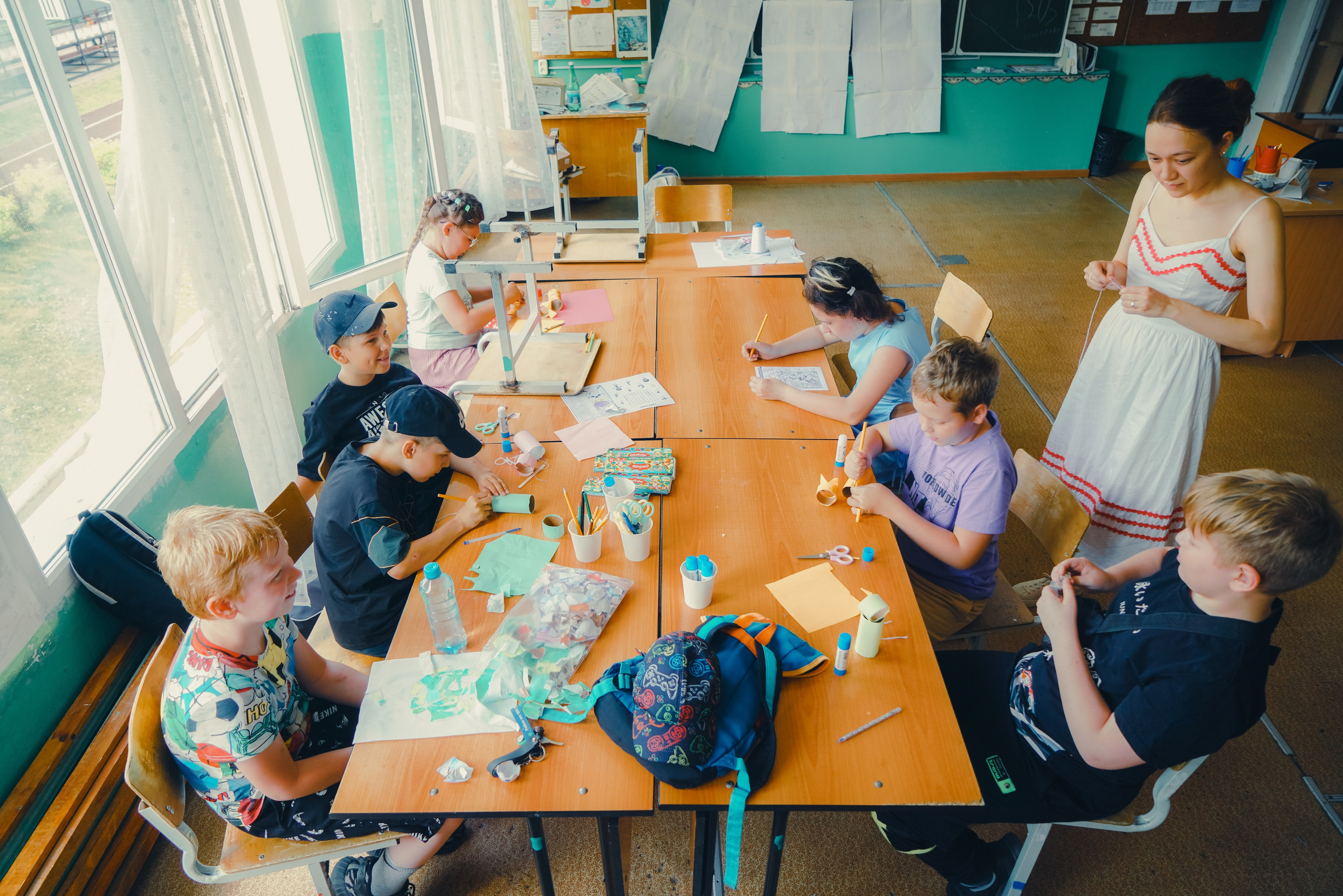 Английский лагерь в школе, Июнь 2024