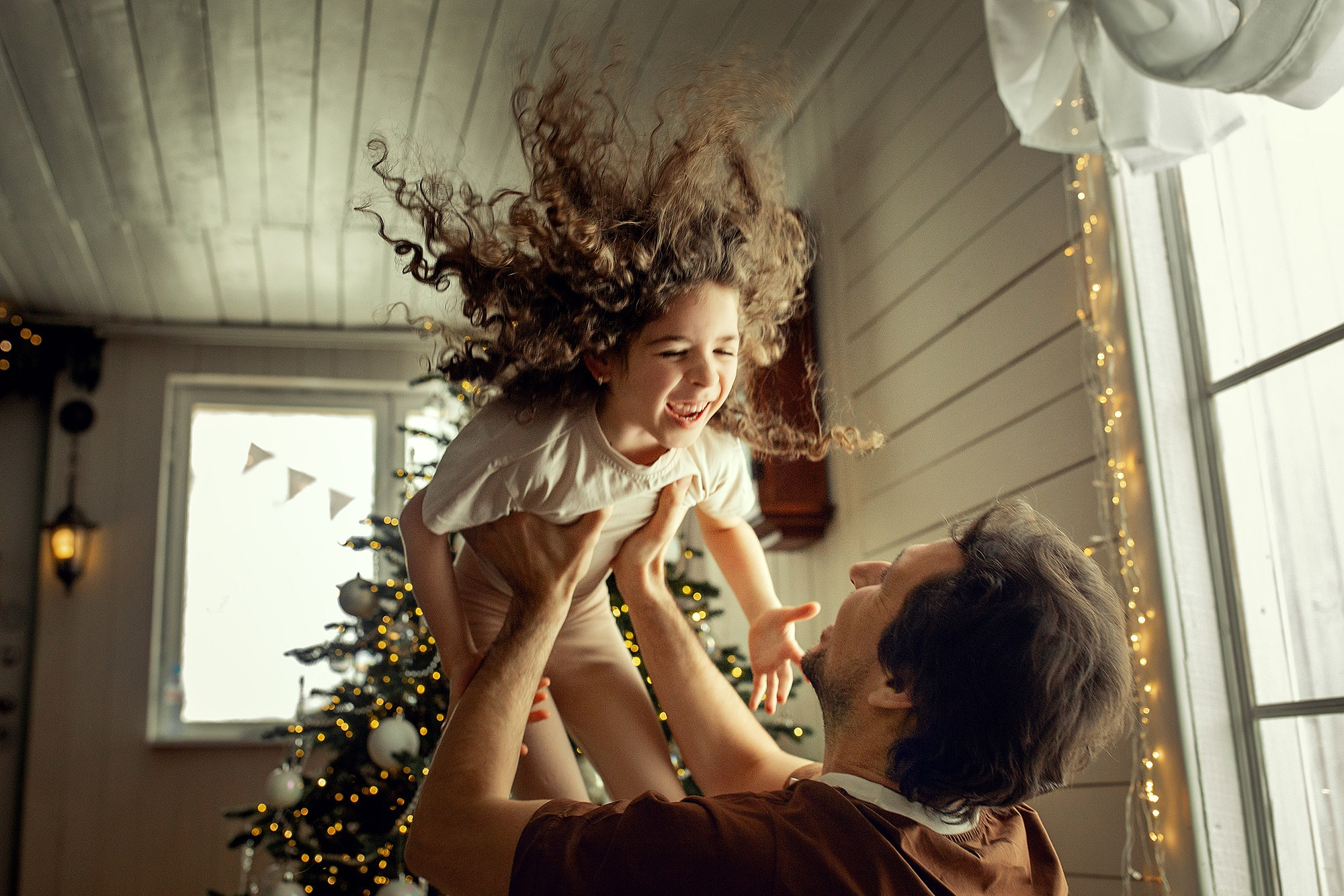 Очень уютная новогодняя съемка на даче. Tatyana Nadezhdina Family photographer