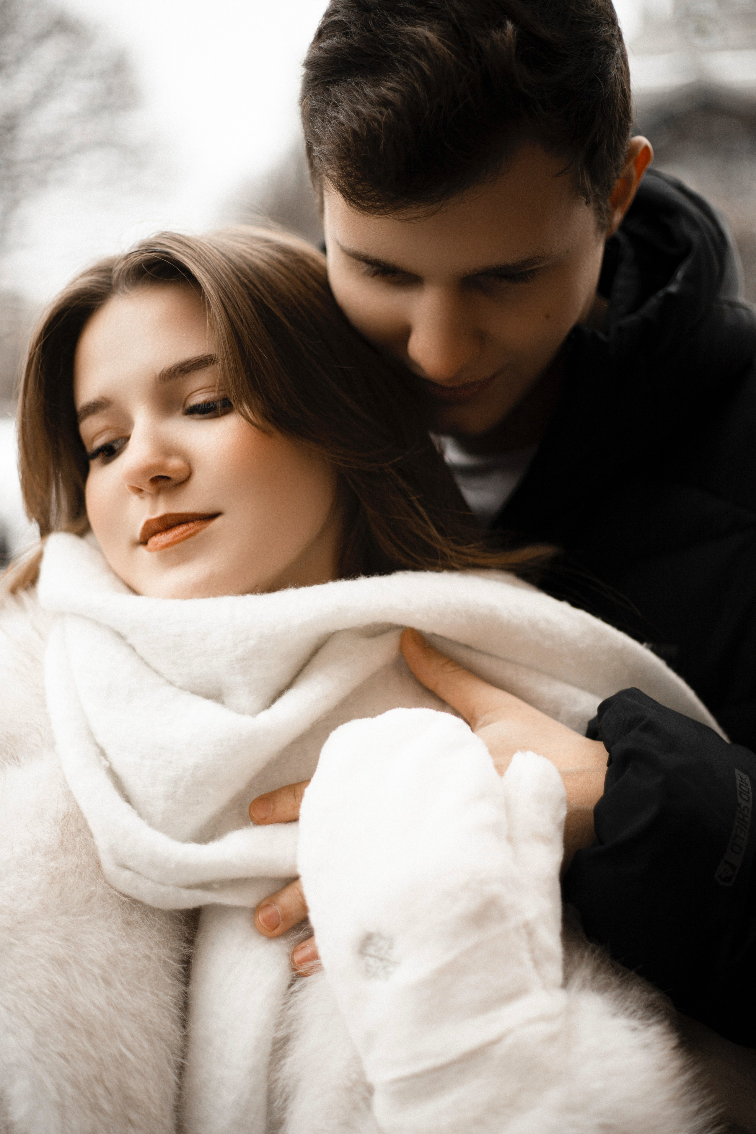 Lovestory: зимняя Исаакиевская площадь