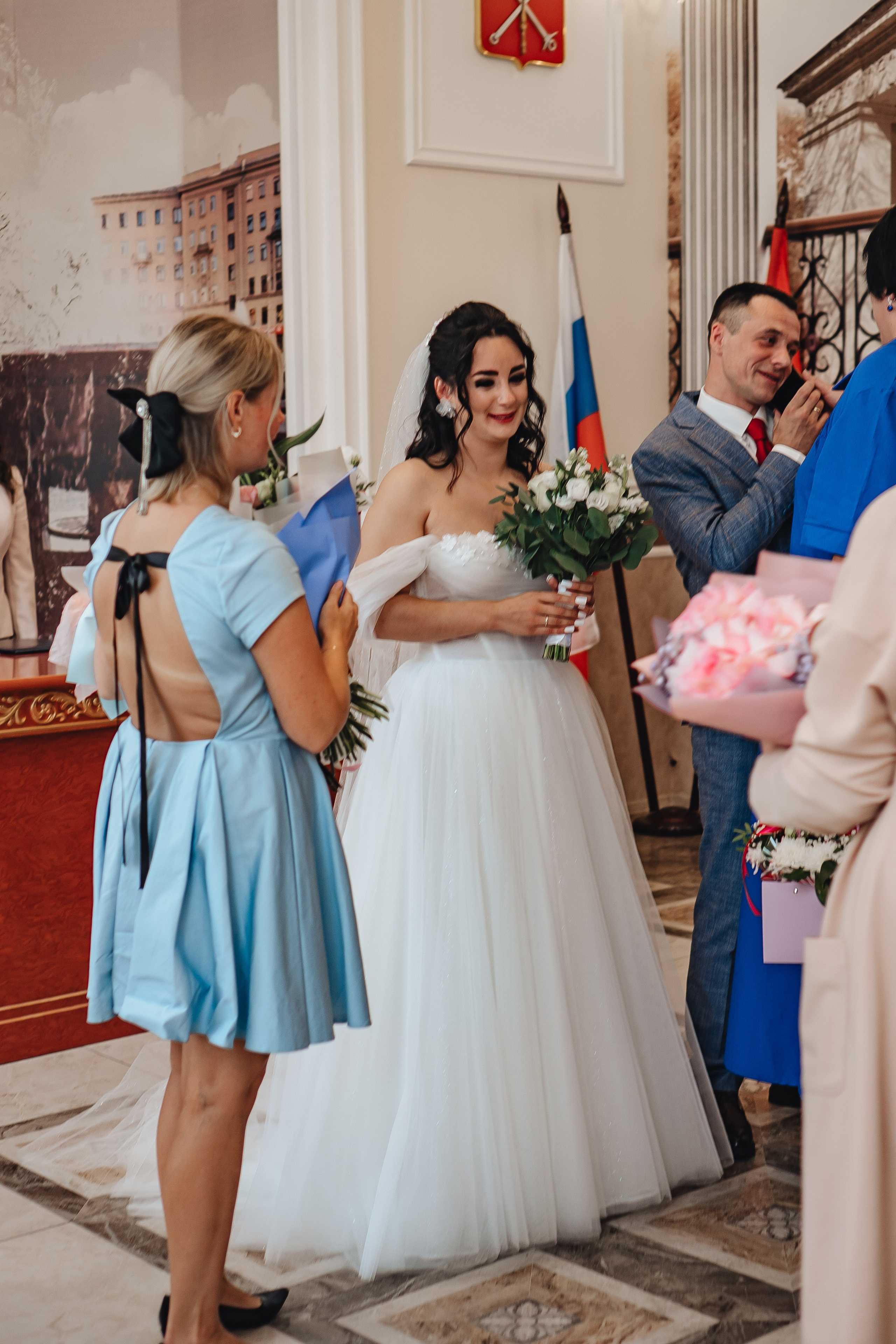 СВАДЕБНАЯ СЬЕМКА В ЗАГСЕ НА МОСКОВСКОМ ПРОСПЕКТЕ. Профессиональный фотограф, Санкт-Петербург — Виктория Богомолова