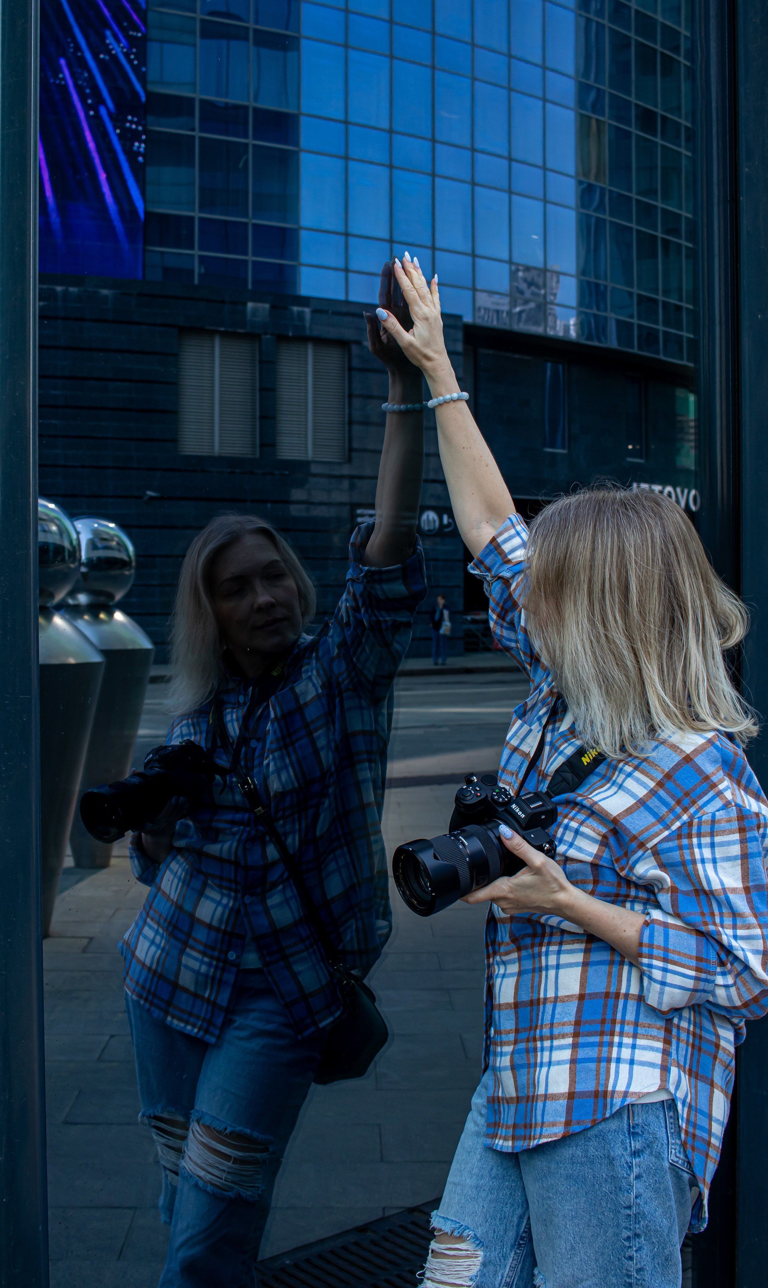 Москва Сити фотографии с утренней прогулки