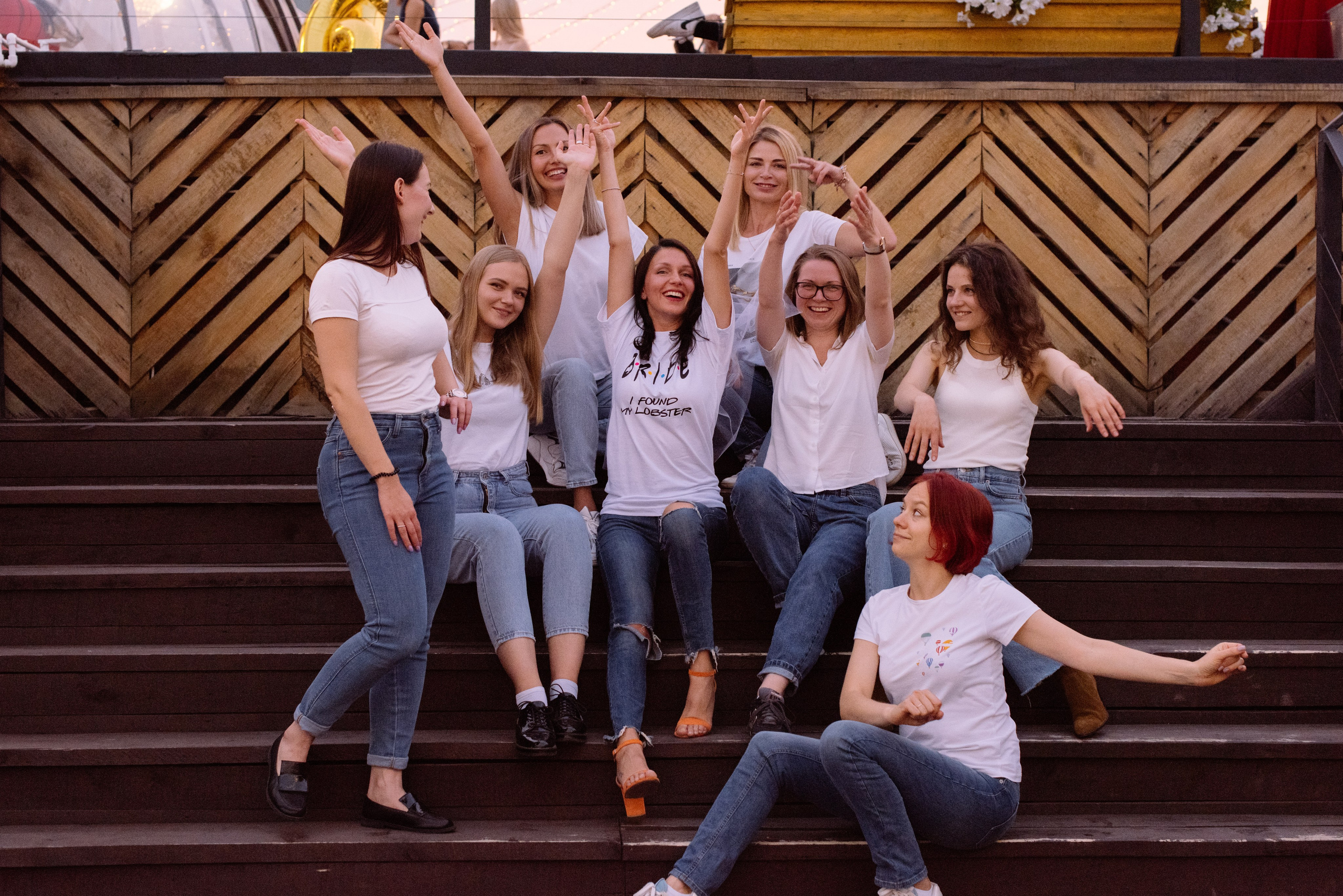 Девичник на крыше Loft. Свадебный фотограф в Москве Анна Полушина