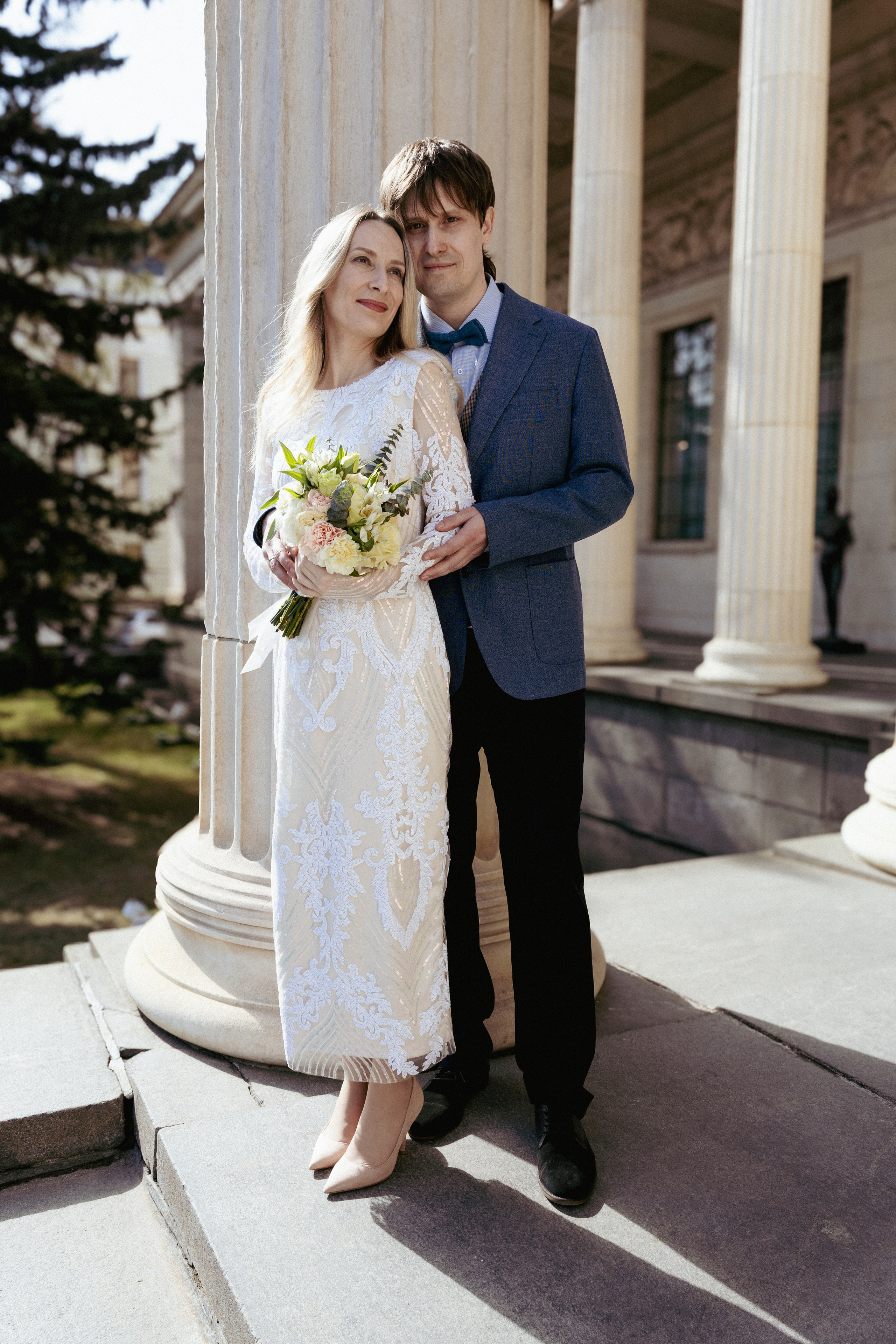 Свадьба — Пушкинский музей. Фотограф в Москве Зябченко Екатерина. Съемки беременности, love story, семейный, портреты в студии и на улице