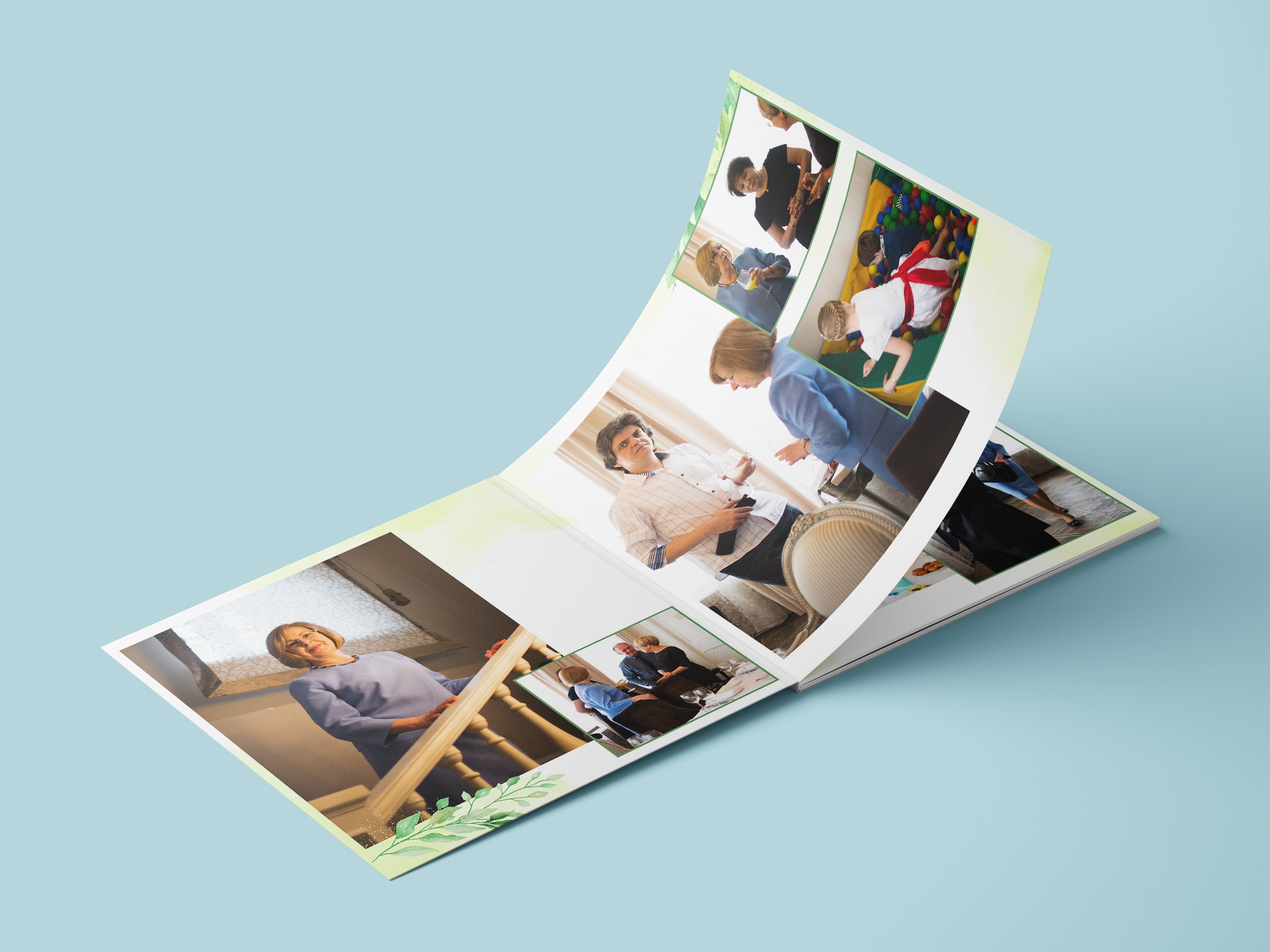 Юбилейный альбом. Дизайн Листья. Ольга Чёкотова (Фотограф Кострома)