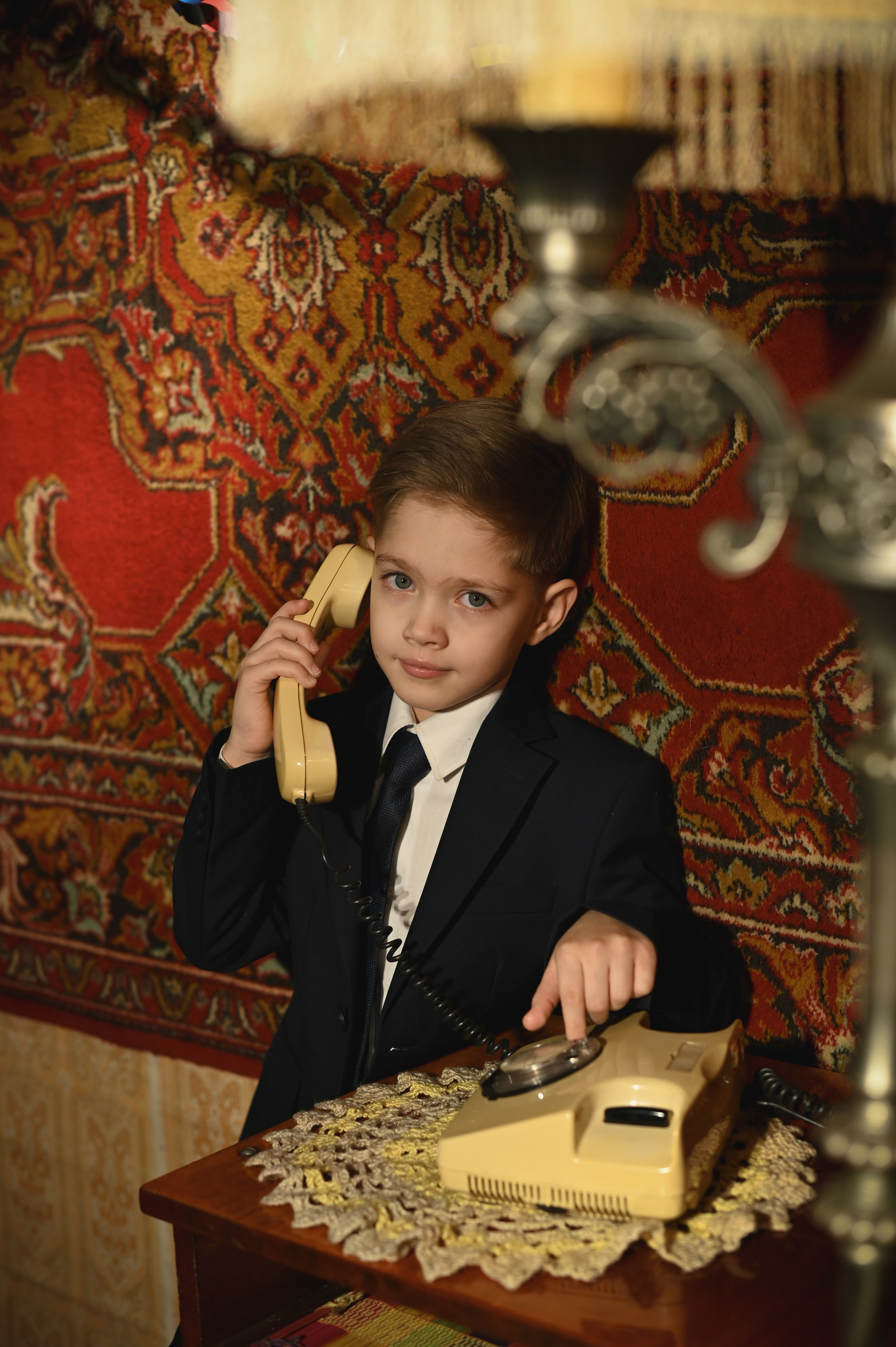 Детская школа моделей Happy Kids. «Ретро Новый год» 2026. Детский фотограф в Новокузнецке Николай Чекалин