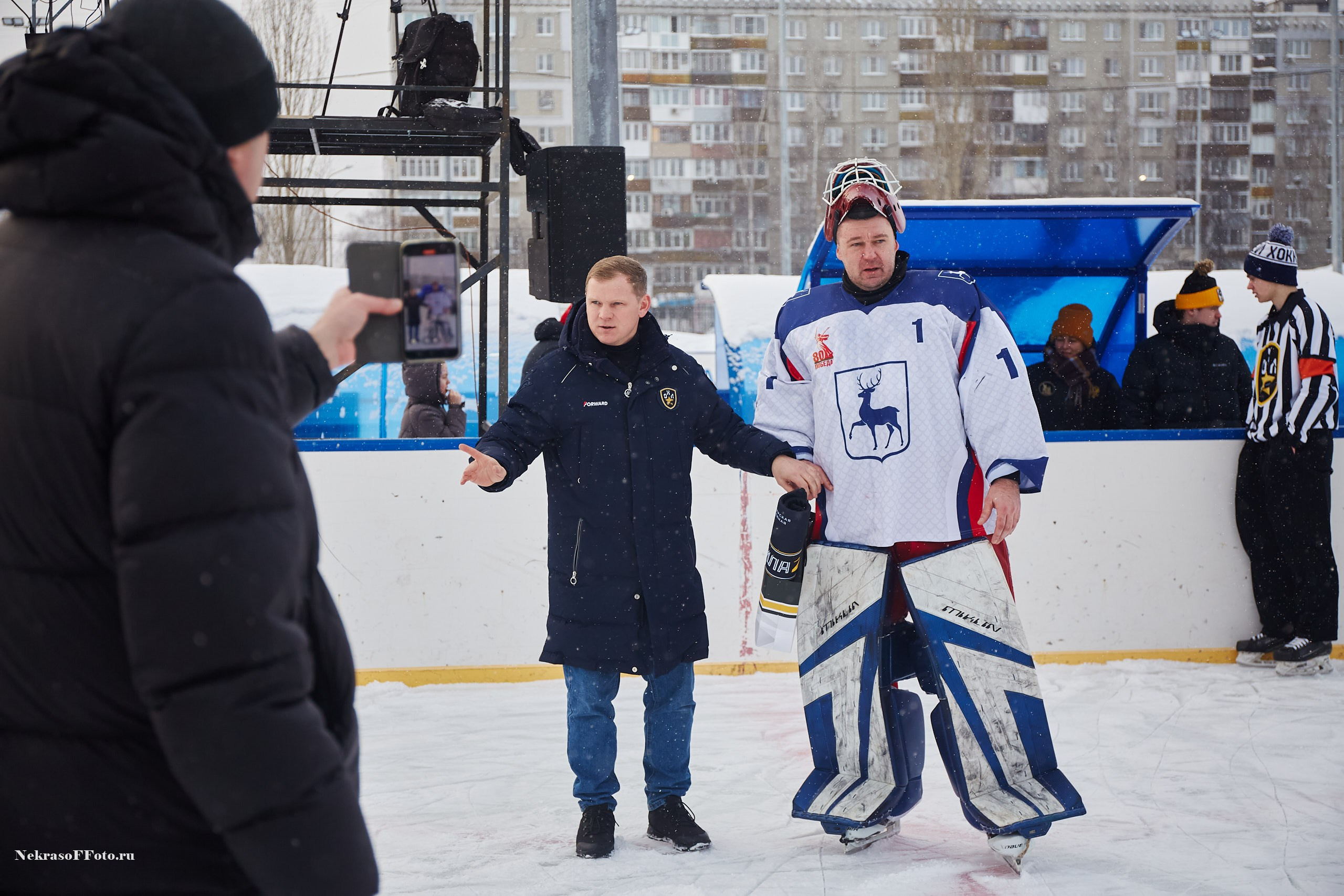 Турнир по хоккею «Русская классика» в рамках Офицерской хоккейной лиги. Спортивный фотограф Некрасов Денис