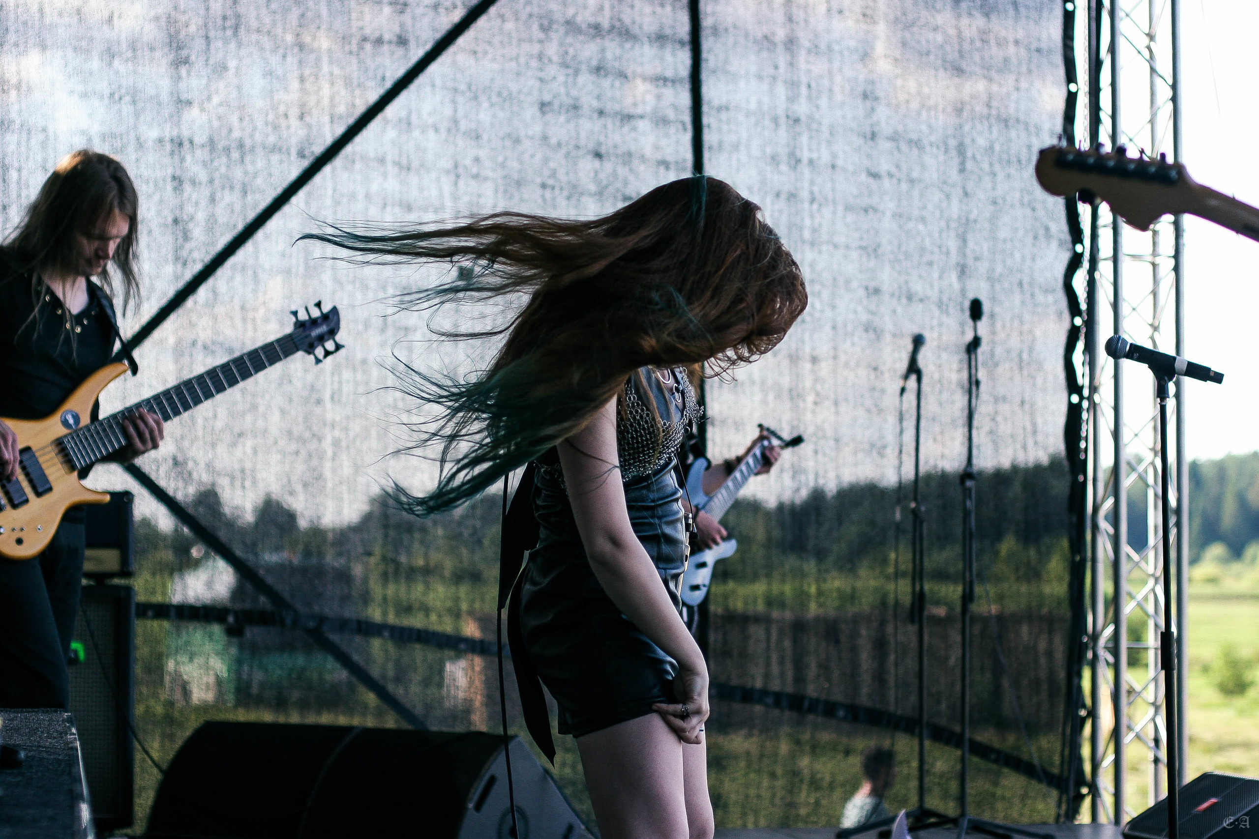 Группа «Ворон» на фестивале «Былинный берег 2019». Фотограф Ellairen