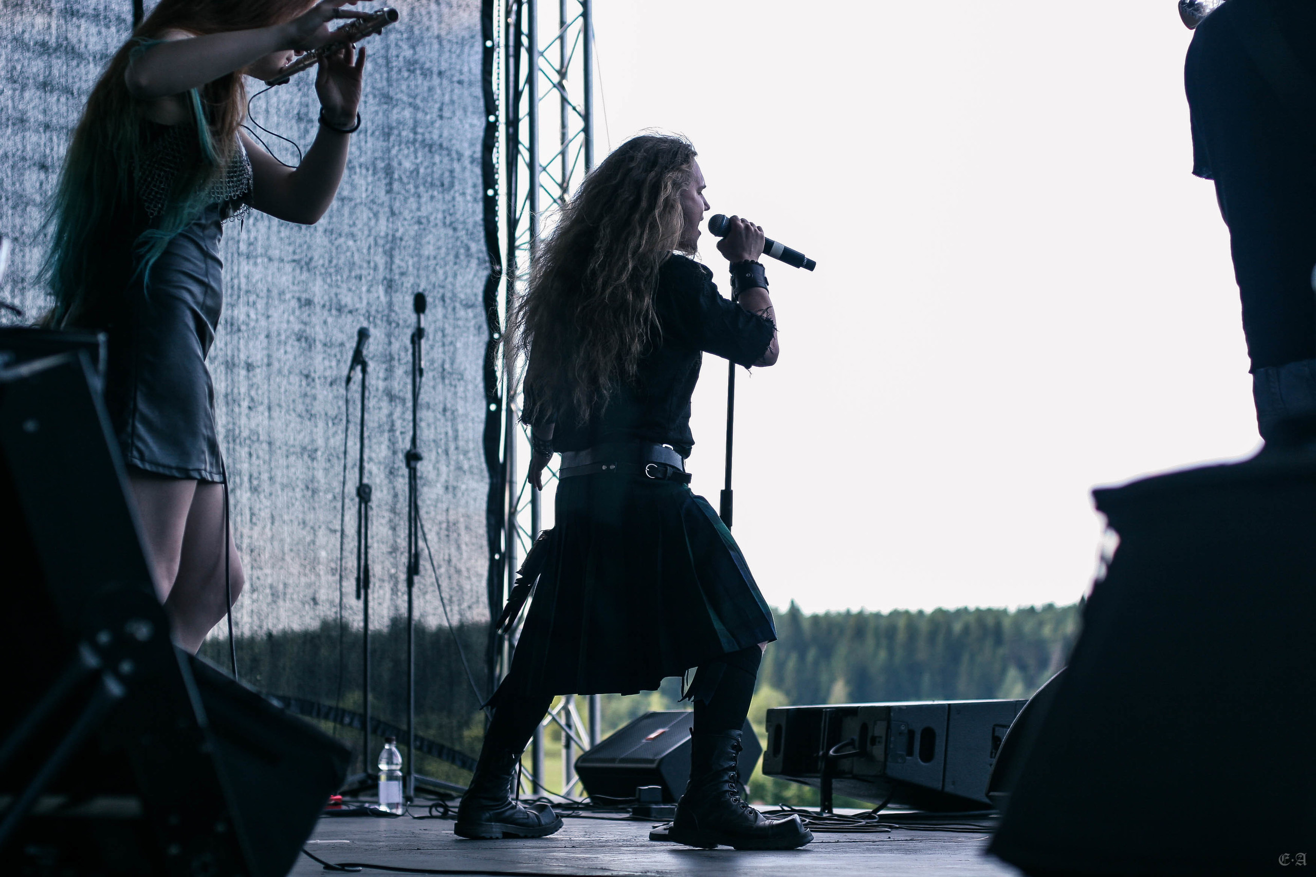 Группа «Ворон» на фестивале «Былинный берег 2019». Фотограф Ellairen