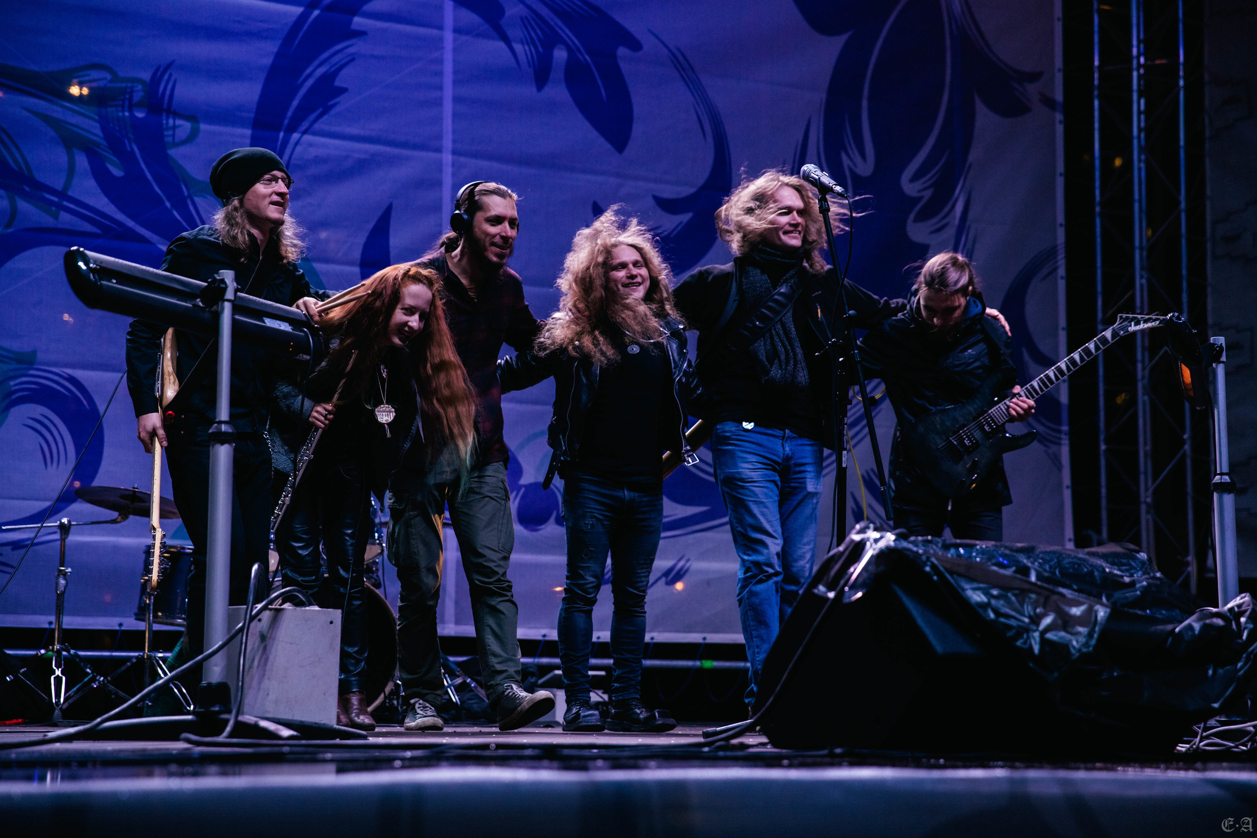 Группа «Ворон» на фестивале «Крылатые истории». Фотограф Ellairen