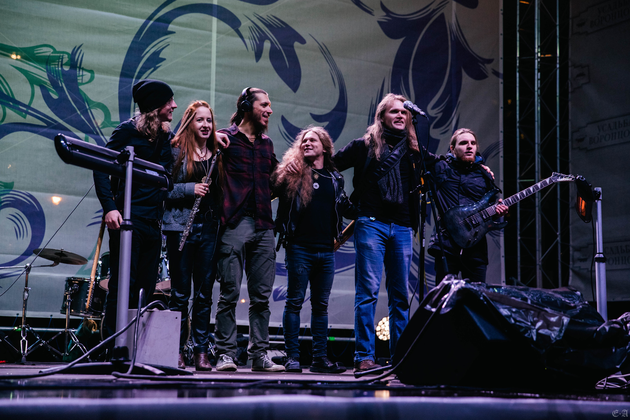 Группа «Ворон» на фестивале «Крылатые истории». Фотограф Ellairen