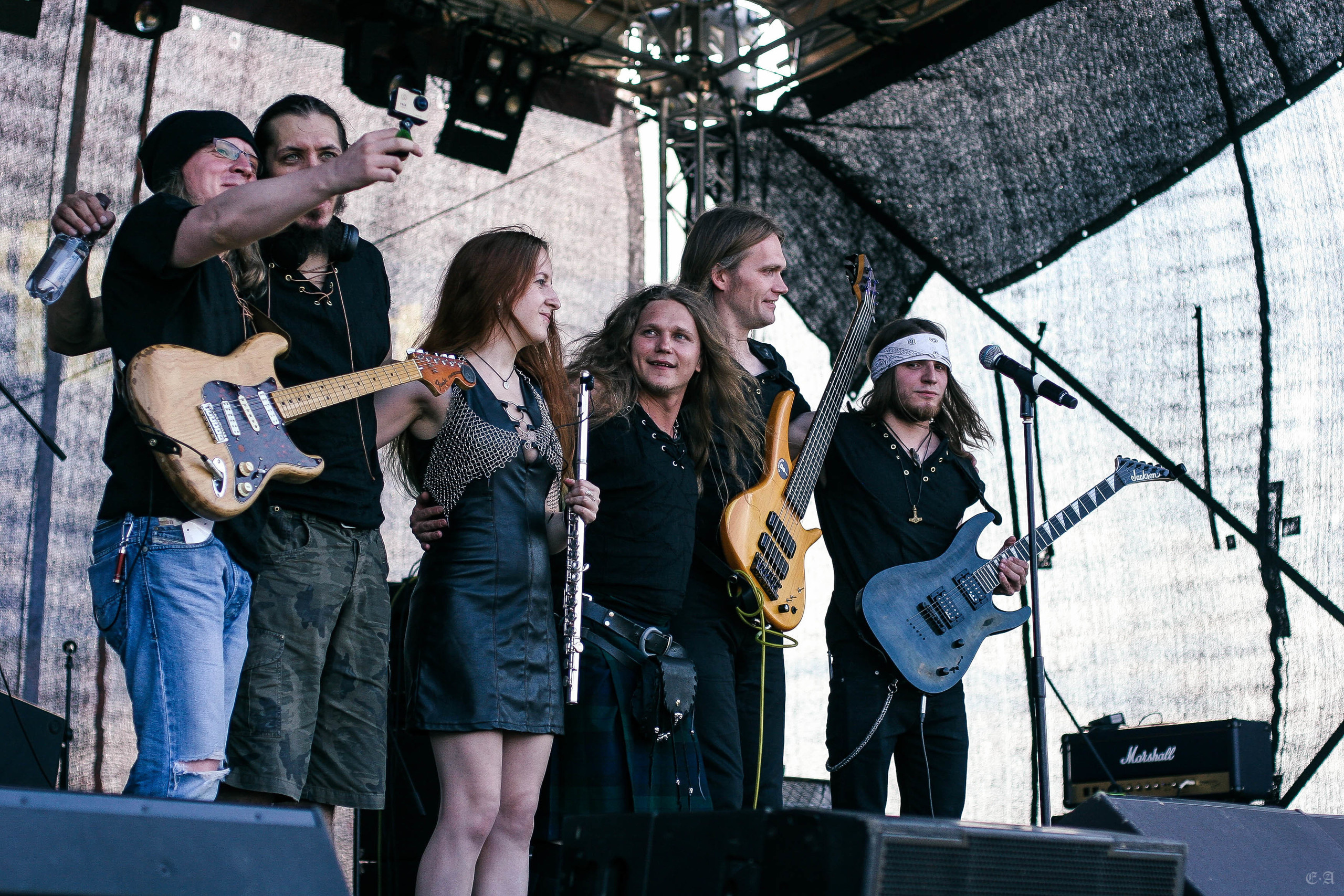 Группа «Ворон» на фестивале «Былинный берег 2019». Фотограф Ellairen