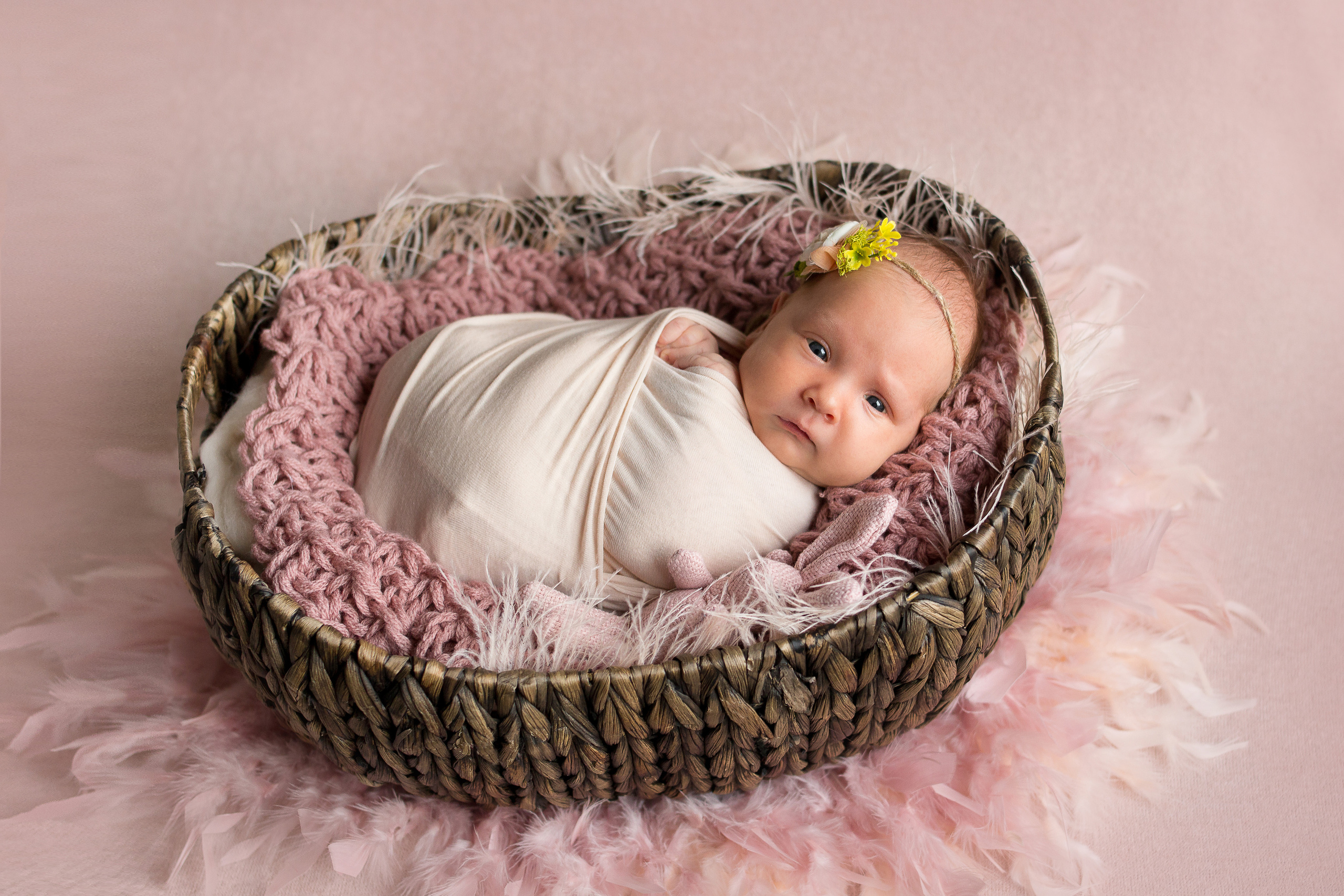 Корзинки и бадейки для фотосессии Ньюборн. Фотограф новорожденных в г. Миасс Анна Плотникова
