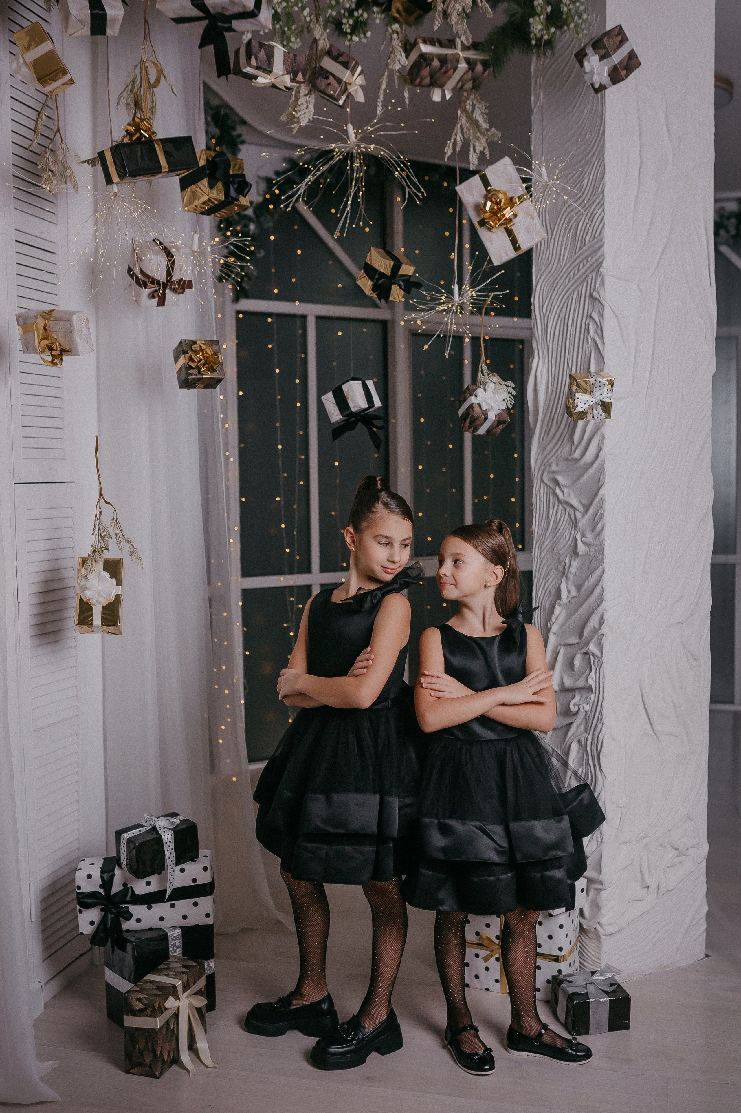 Девочки в чёрном. Семейный фотограф в Сургуте