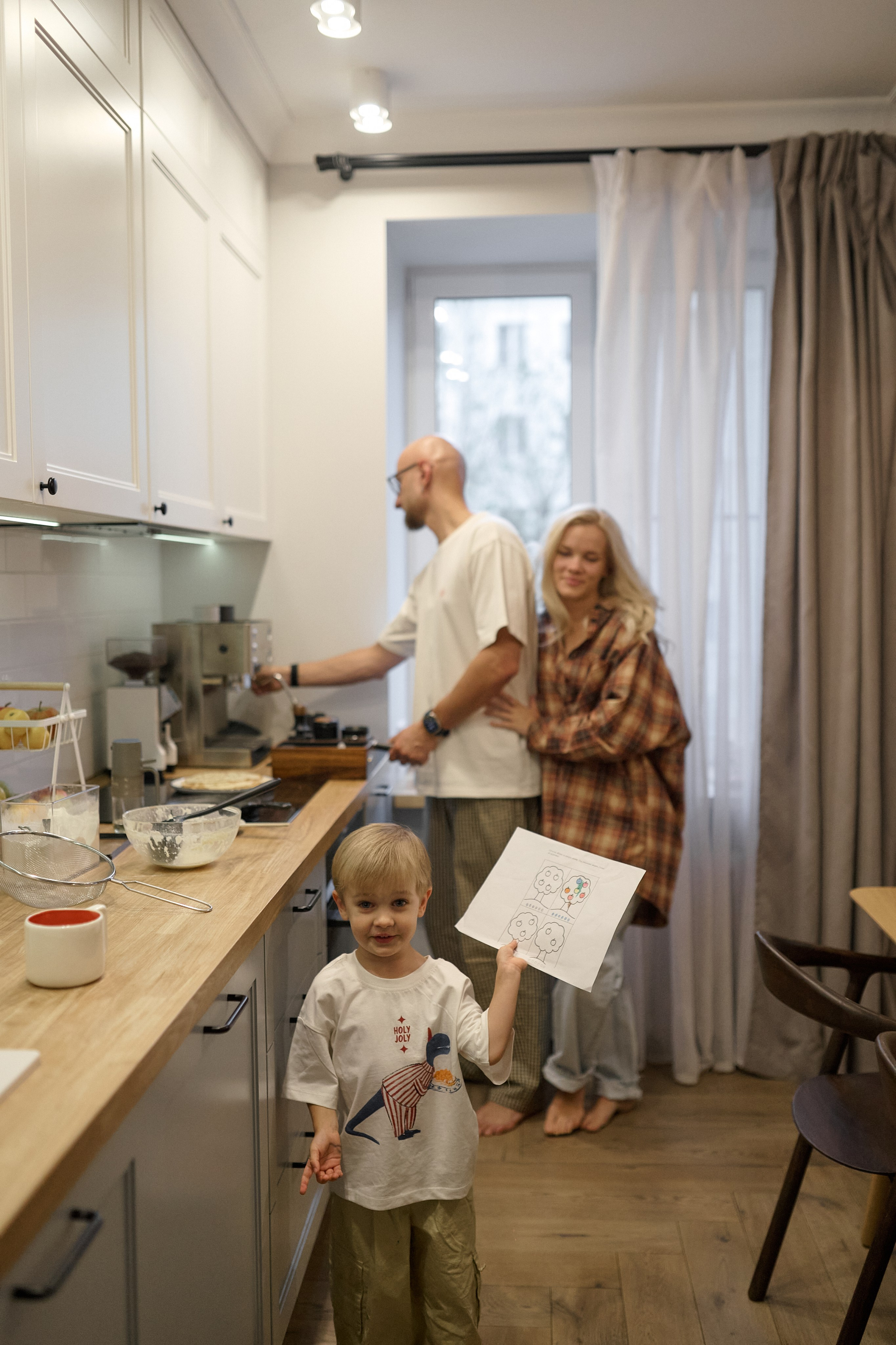 Серёжа, Вика, Макар и Кэш. Семейный и свадебный lifestyle-фотограф в Москве Мария Петрова
