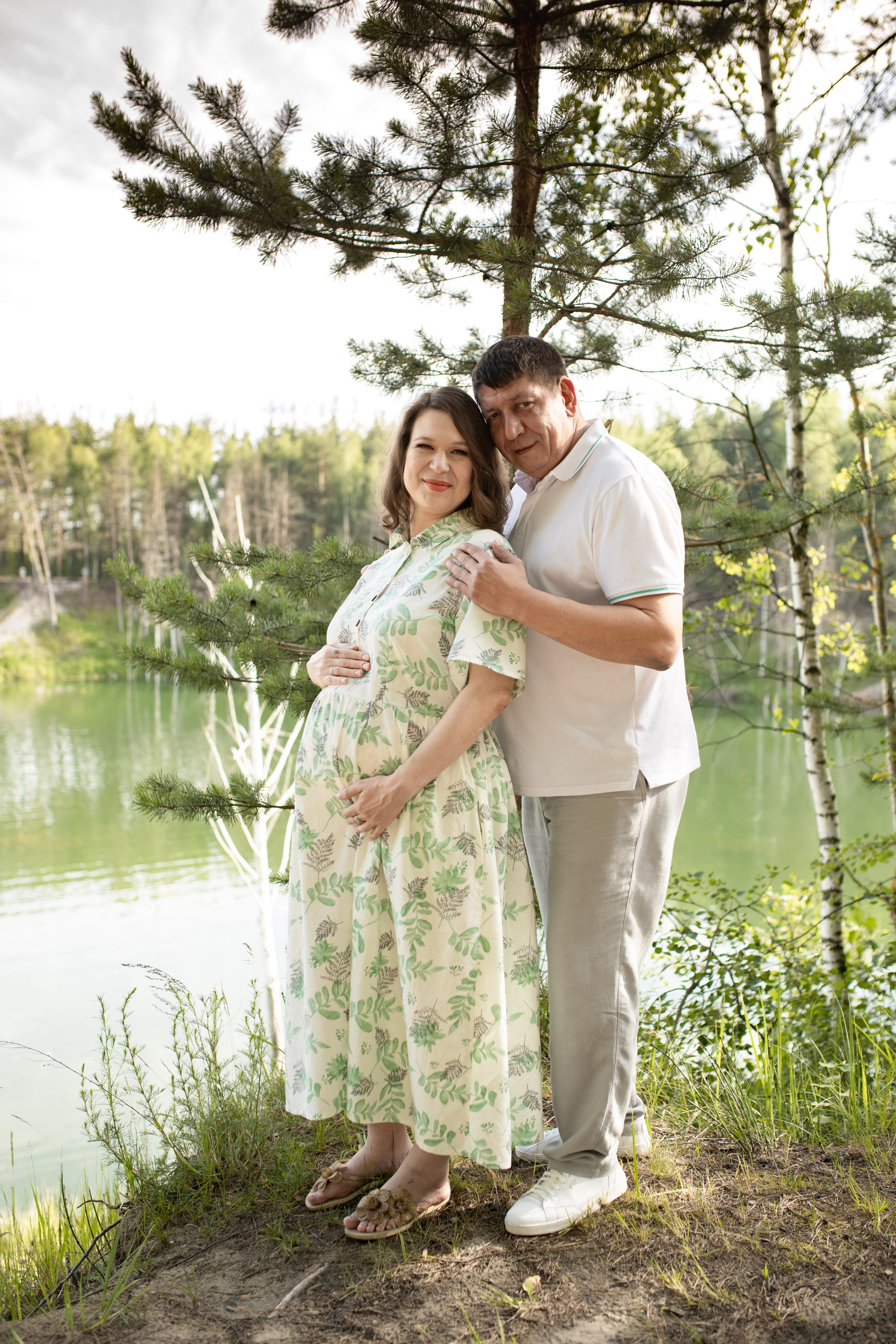 Фотосессия беременности на карьере. Фотограф в Железнодорожном и Балашихе