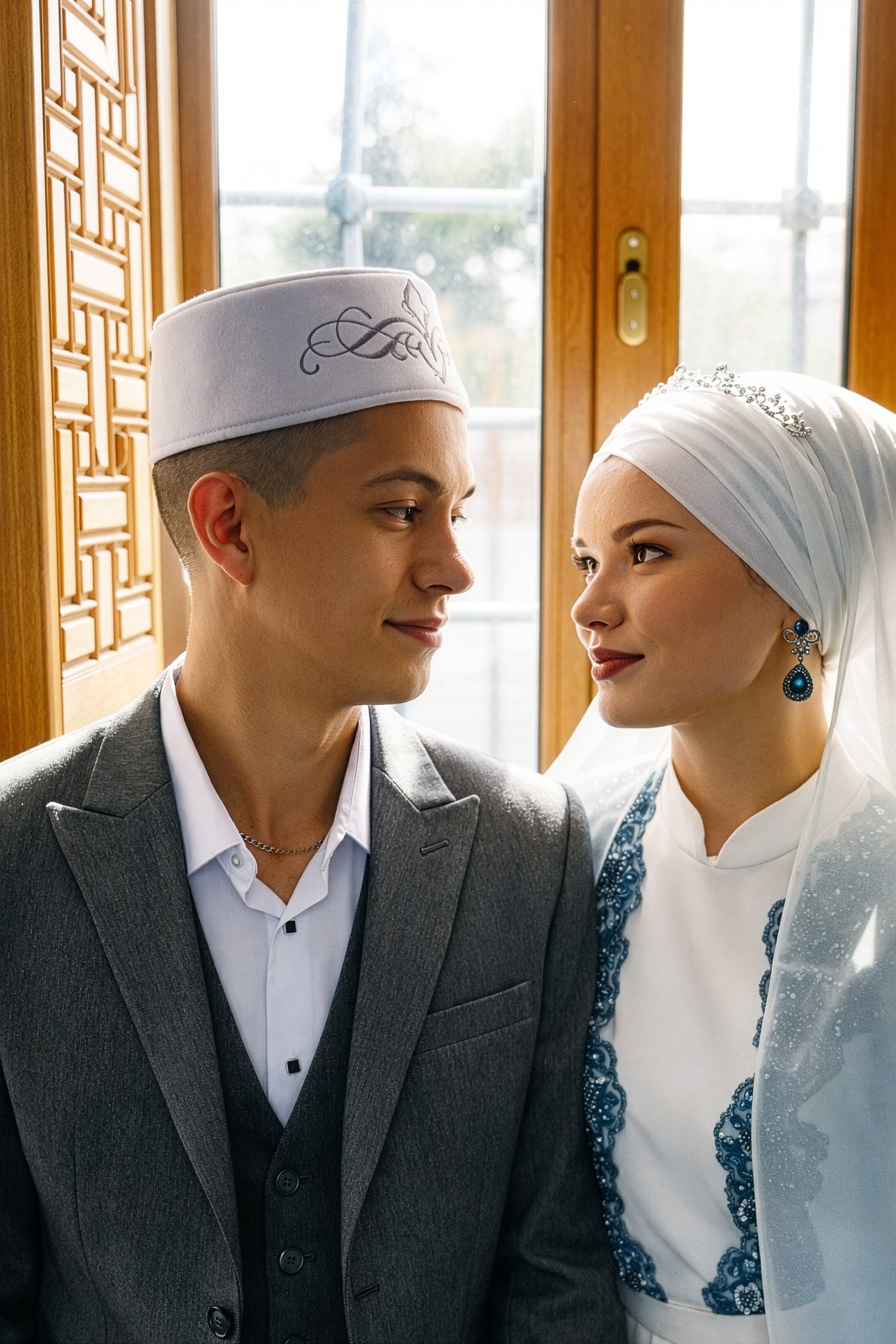 Фотограф на никах в Екатеринбурге — Самат и Лидияна: съемка в мечети. Фотограф Дмитрий Судаков — Свадебная и репортажная съемка в Екатеринбурге и Москве