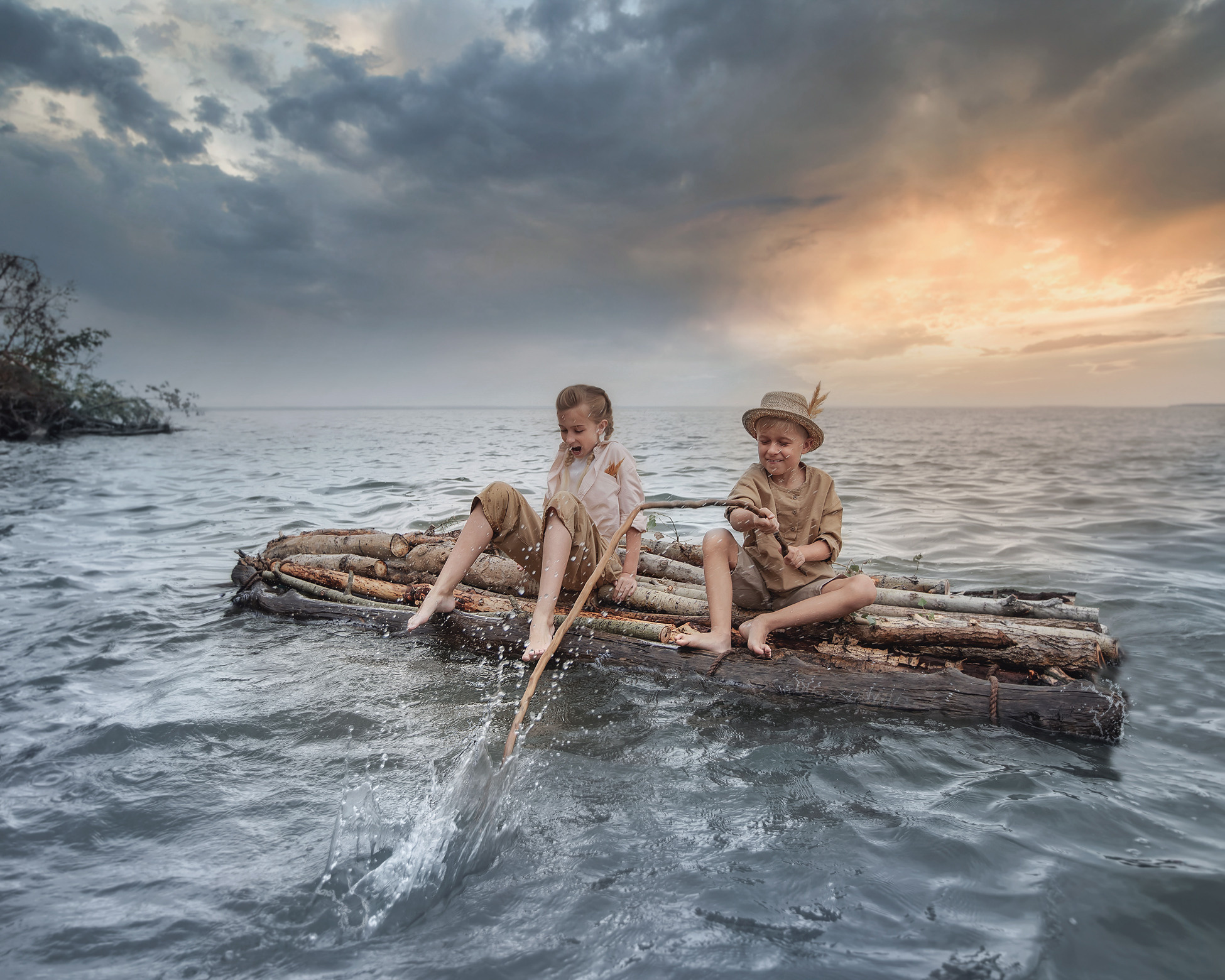 Детские фотопроекты. Семейный и детский фотограф Новосибирск Ольга Казакова. Съёмки в муке