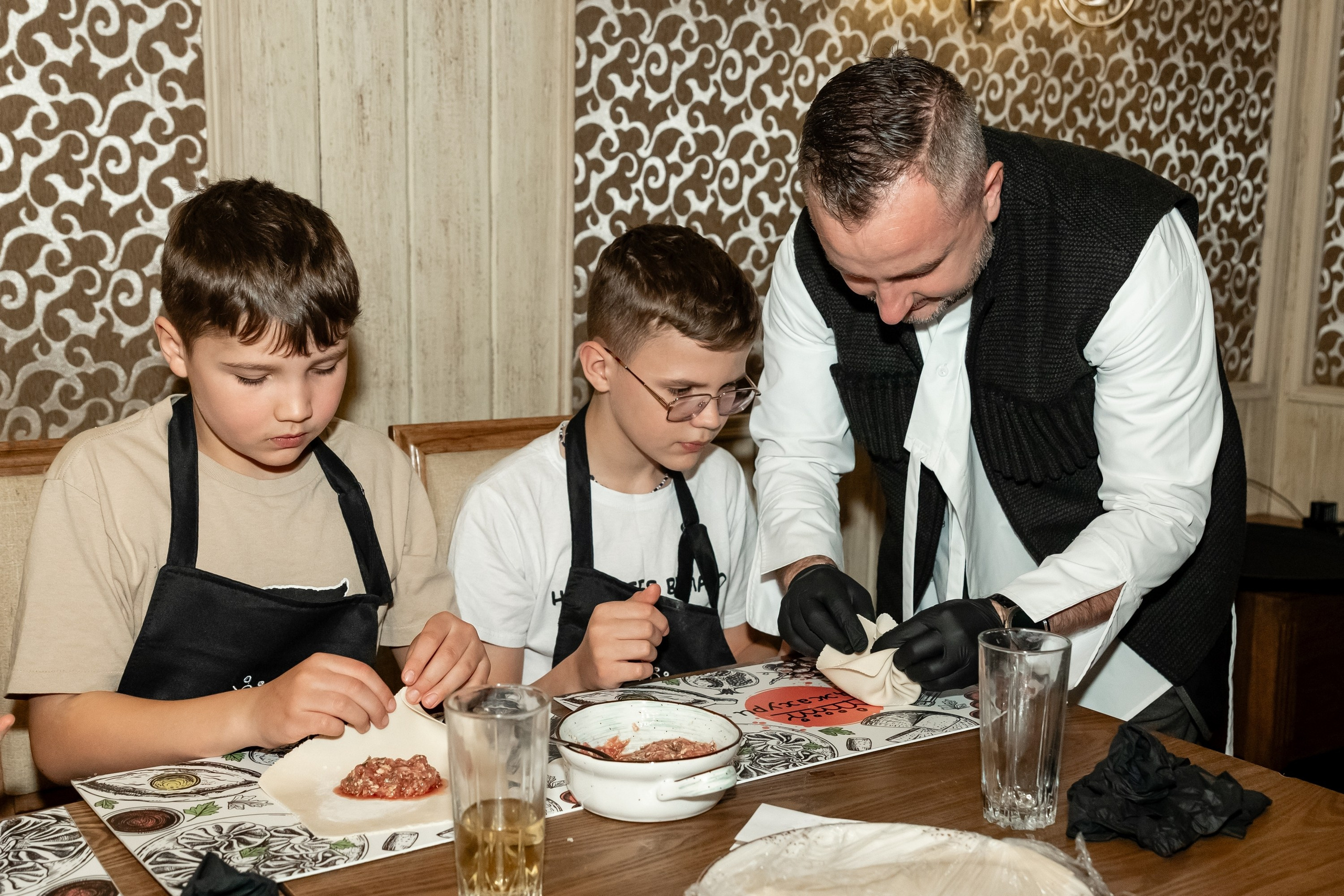 Кулинарный мастер-класс (Оджахури). Татьяна Чернышова свадебный фотограф Москва