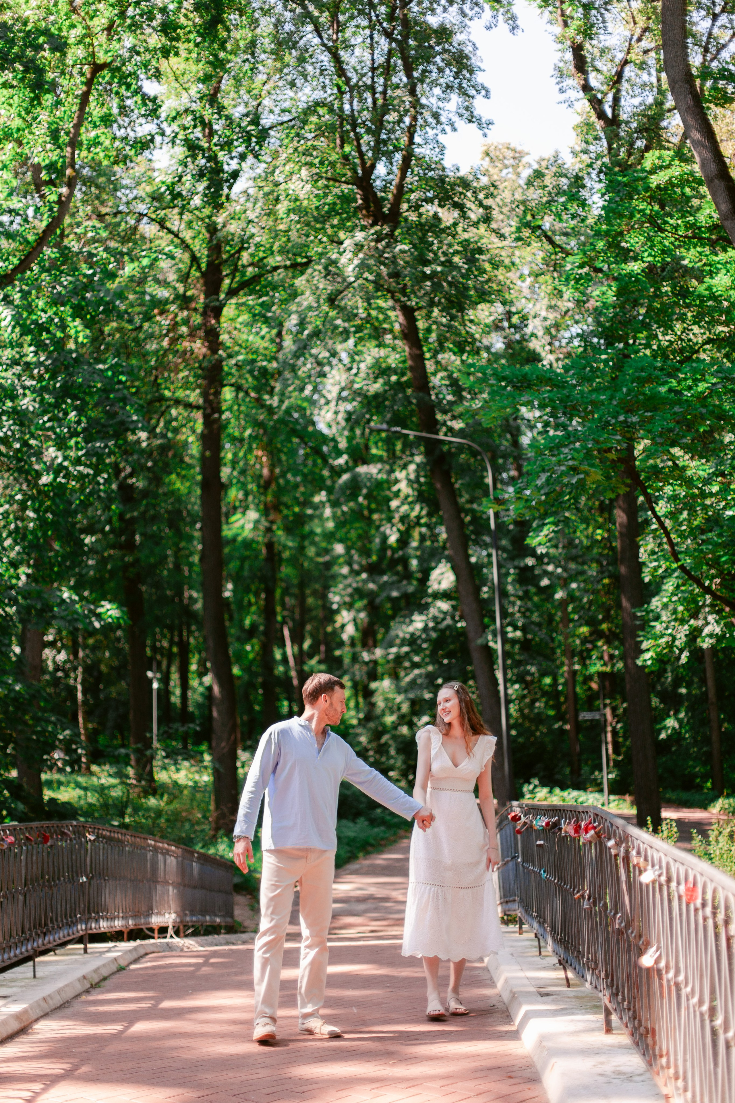 Прогулка лавстори предсвадебная в Парке Горького