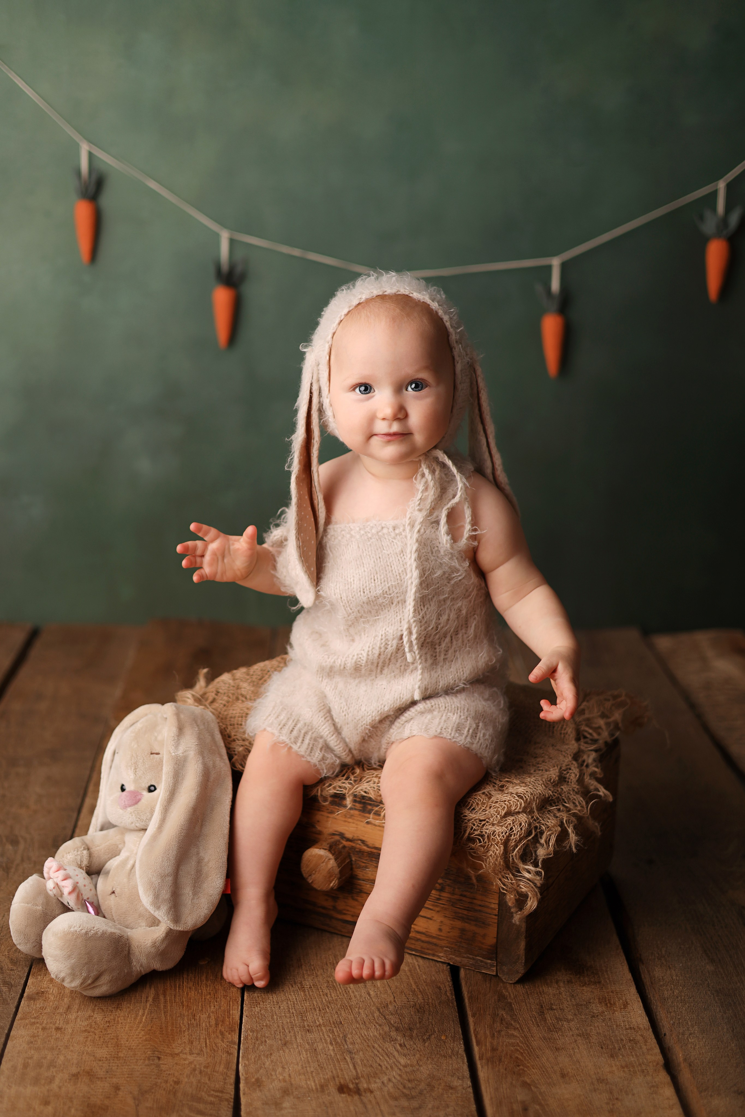 Алисе 1 годик. Фотограф новорожденных Москва. Ньюборн фотограф Москва