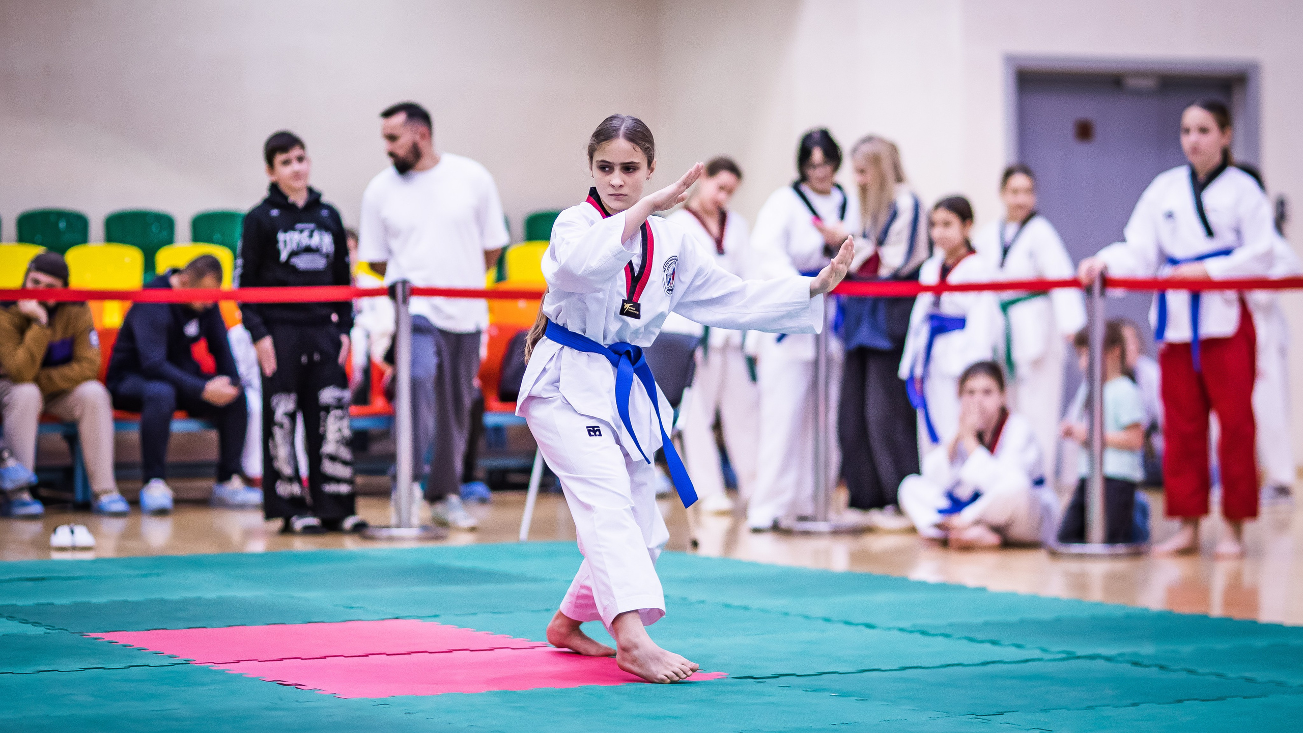 Турнир Федерации детского тхэквондо России по дисциплине ПХУМСЭ. Спортивный фотограф Максим Серегин