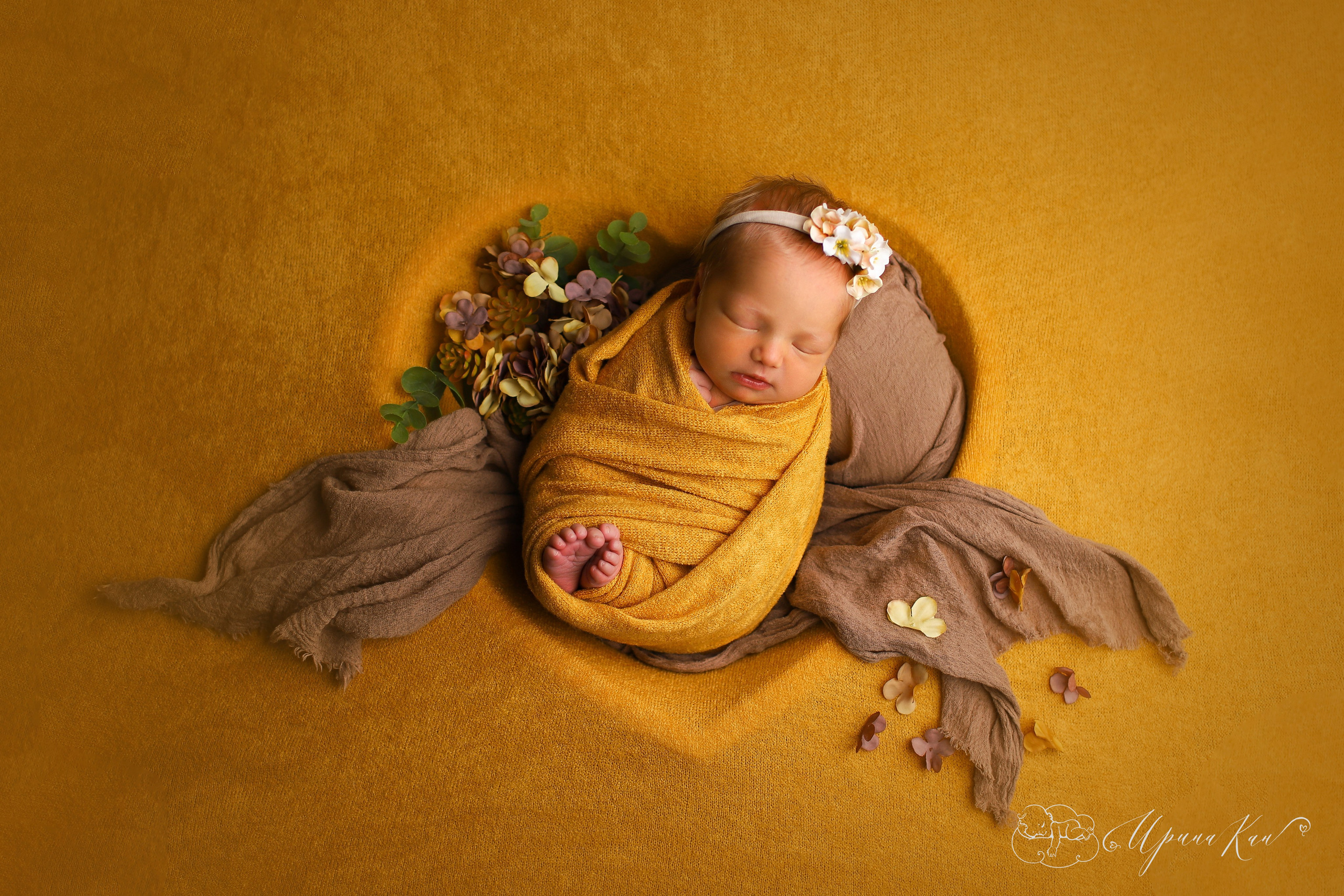 Новорожденная фотосессия для девочек. Ирина Кан Фотограф новорожденных в Екатеринбурге