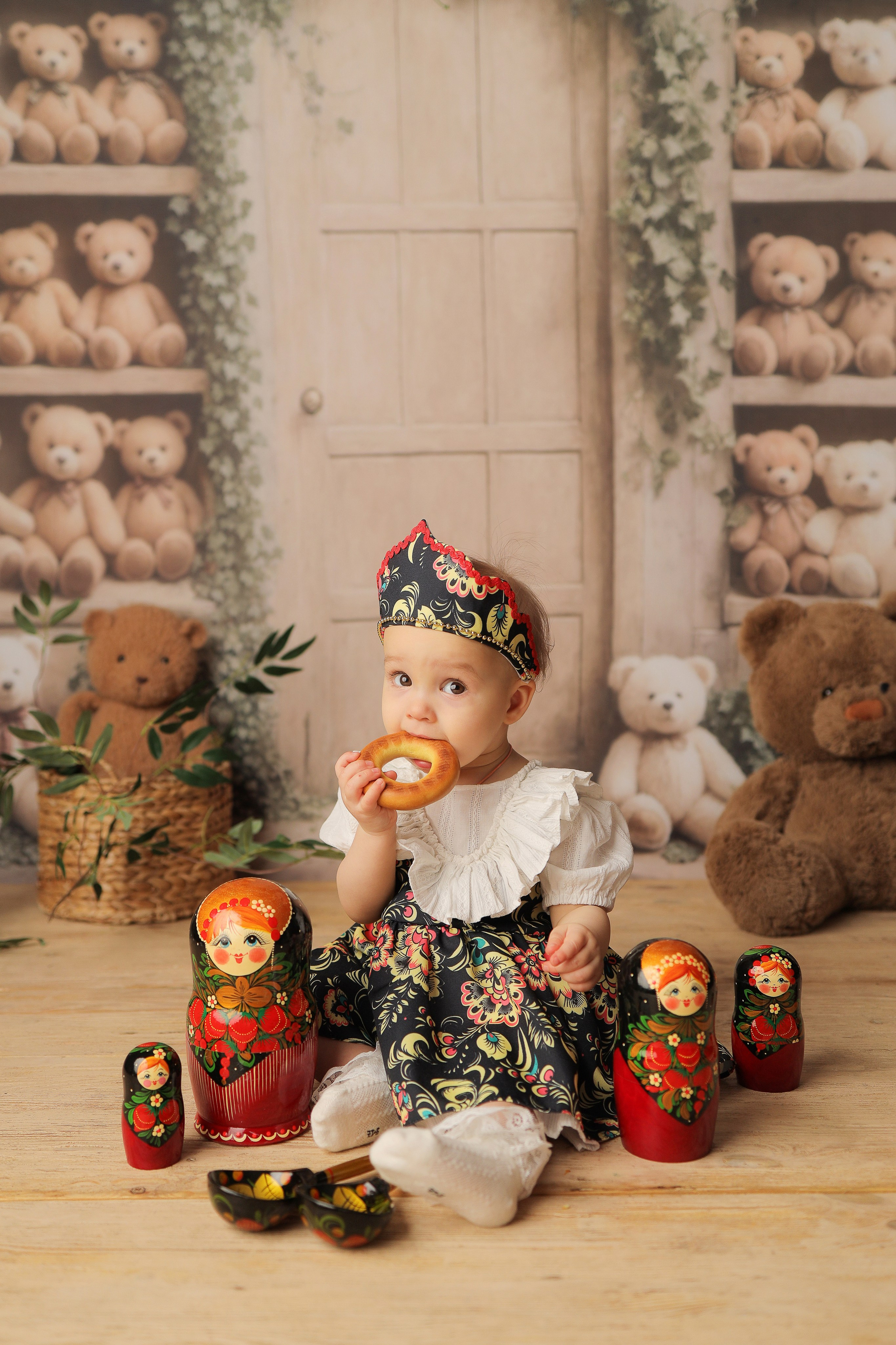 Юлечка, 1 годик. Фотограф новорожденных в Новокузнецке Анна Горошникова