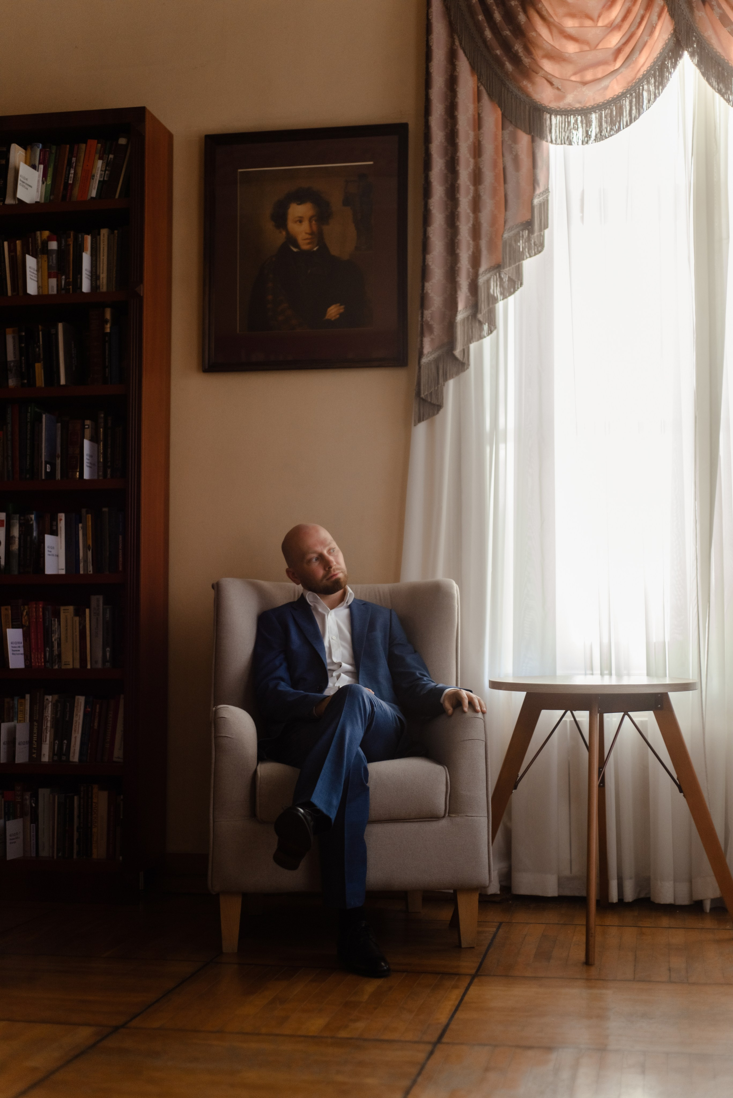 Свадьба в библиотеке Пушкина. Фотограф Диана Вальтер