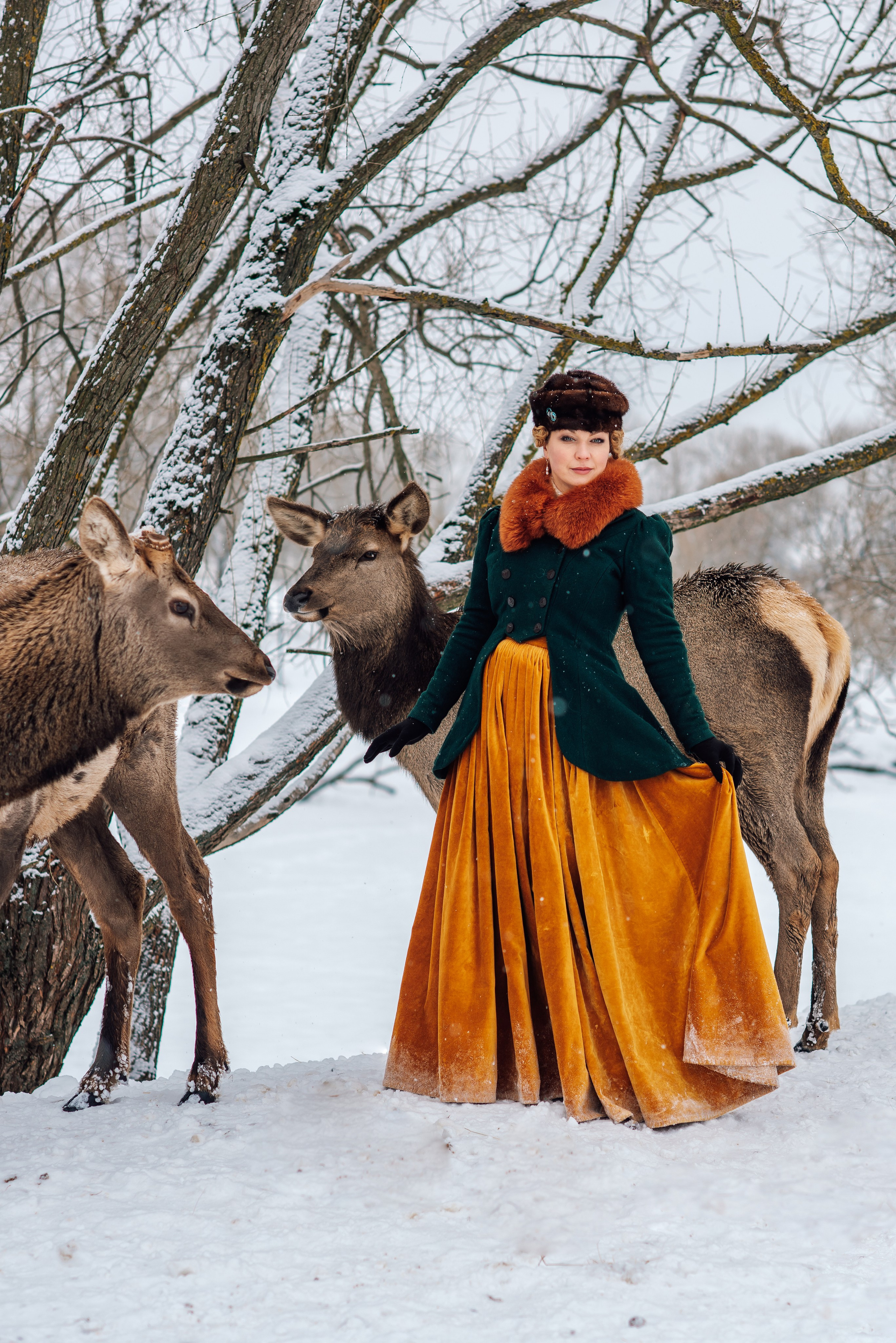 Зимняя парфорсная охота. Фотограф Диана Вальтер