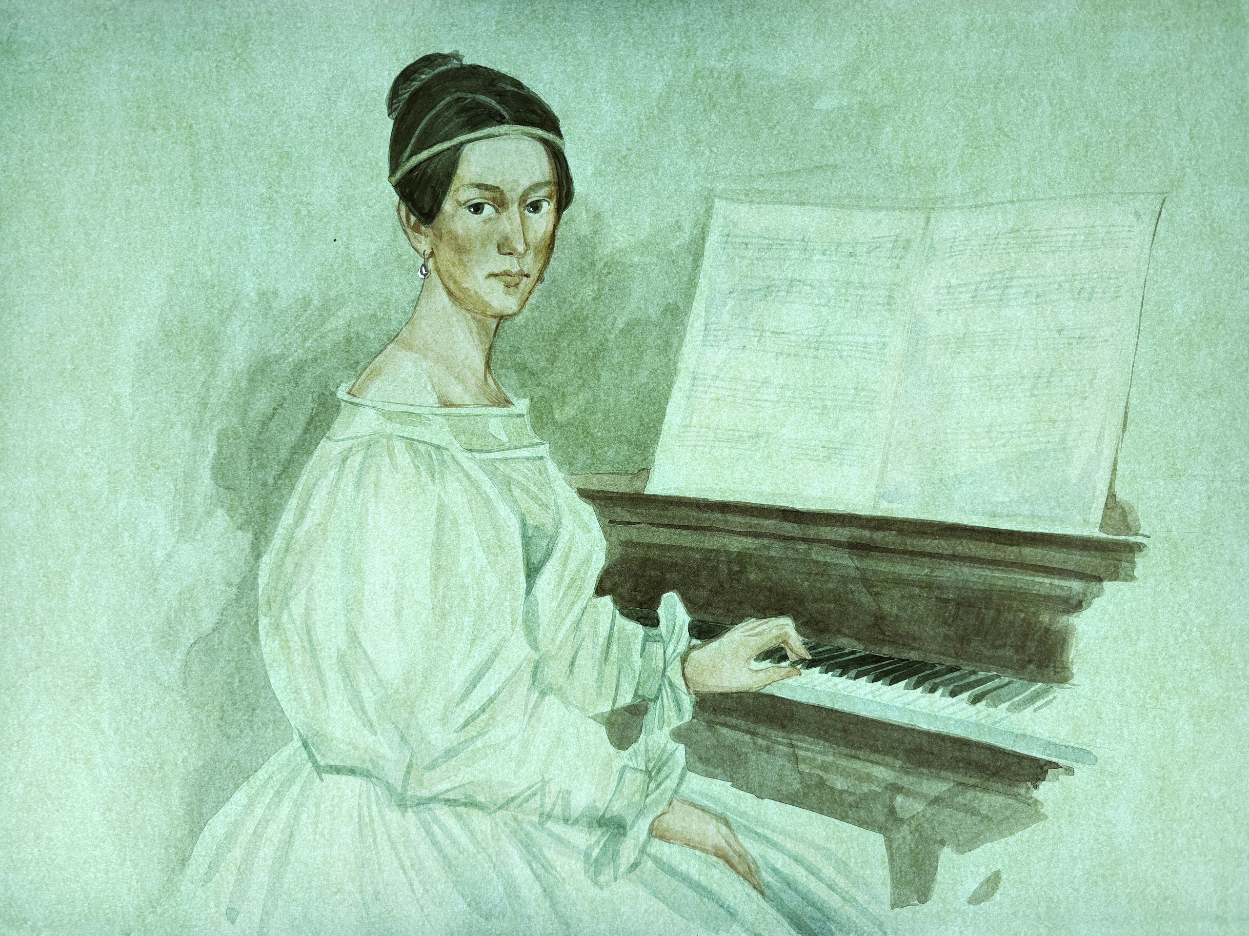 Шуман. Artist Anna Khopta. Oil and Acrylic Paintings. Moscow