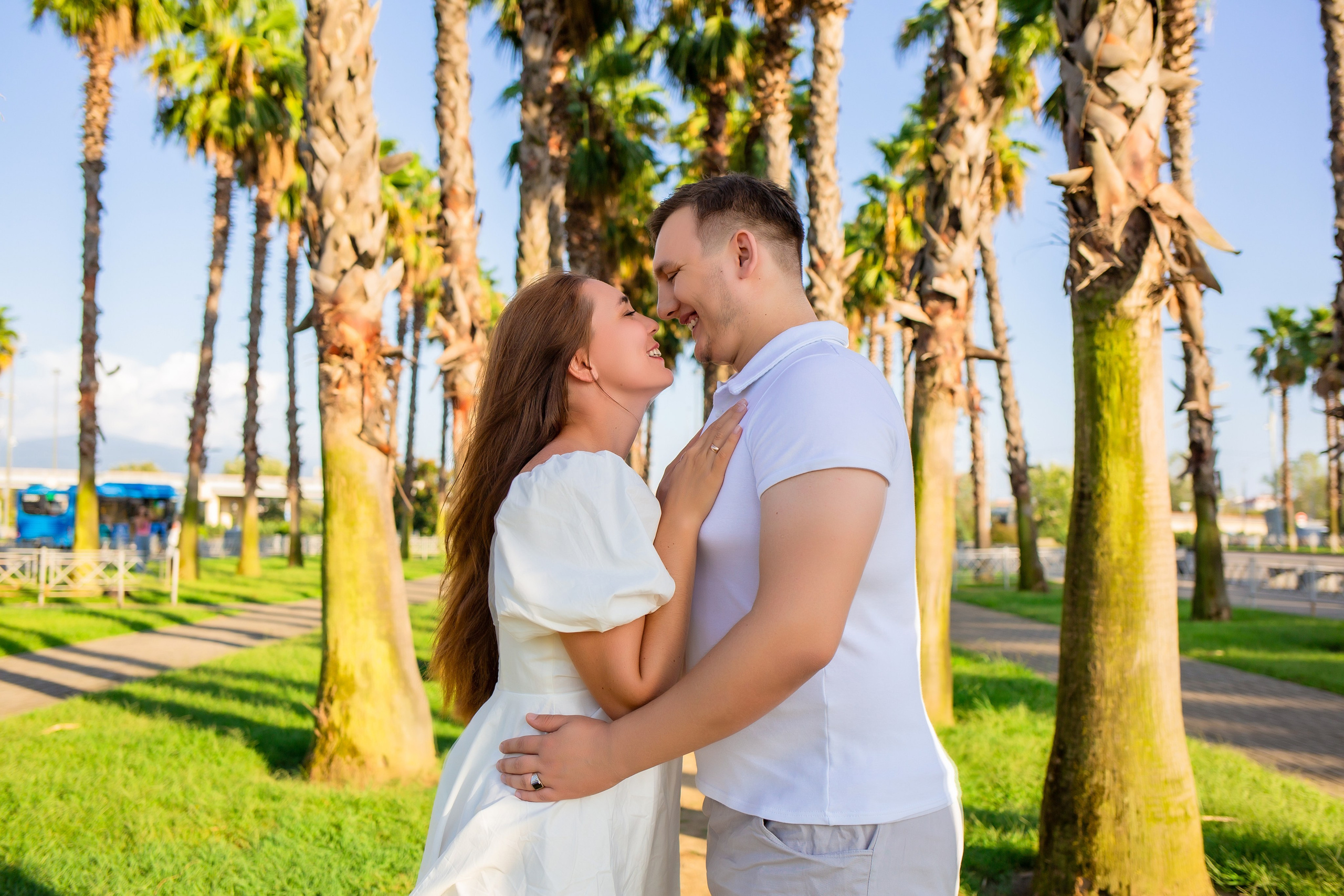 Фотосессия в пальмовой аллеи Солькаева Анастасия