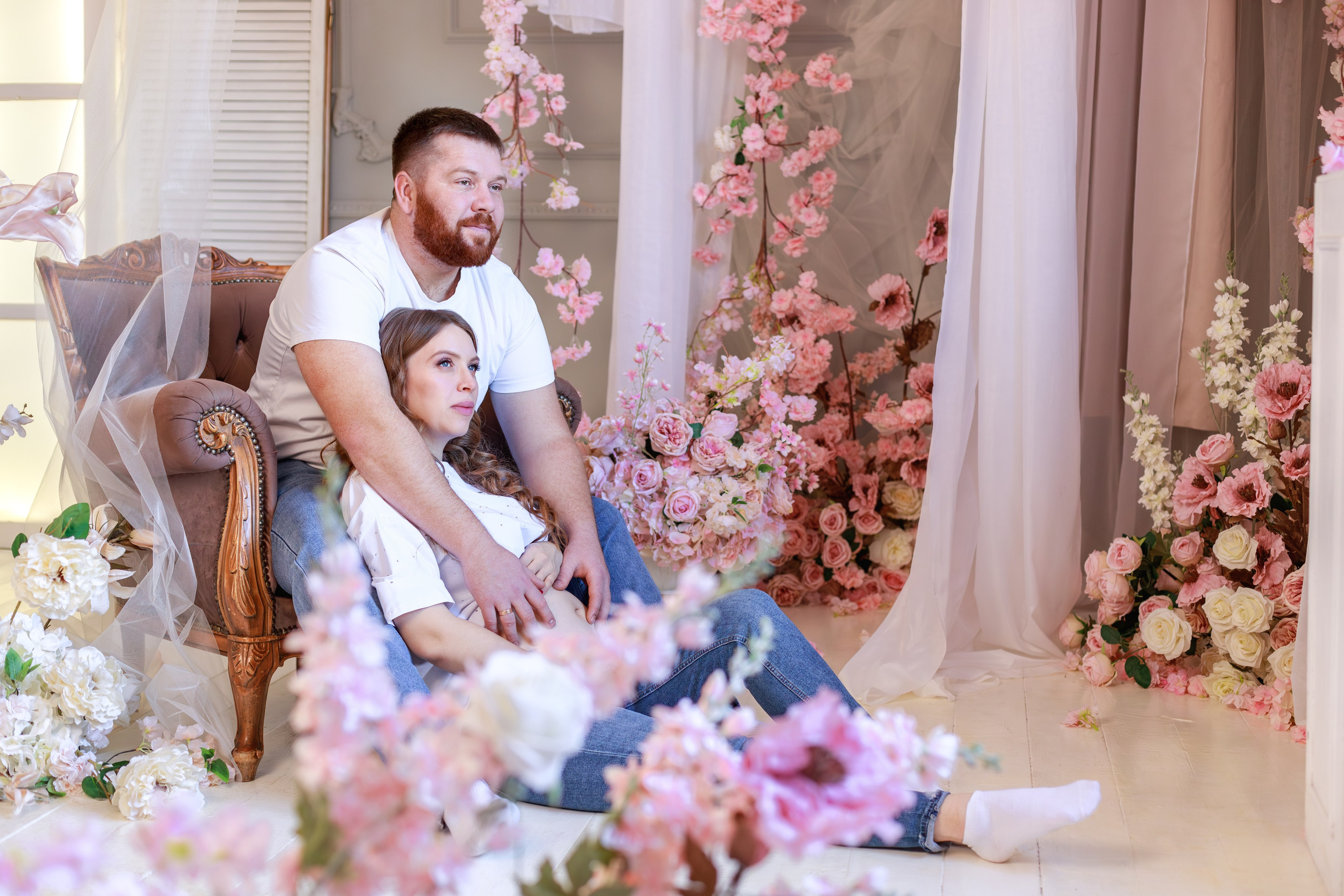 Дарья и Иван в студии Alice. Семейный и детский фотограф в Краснодаре Ирина Лаврецкая