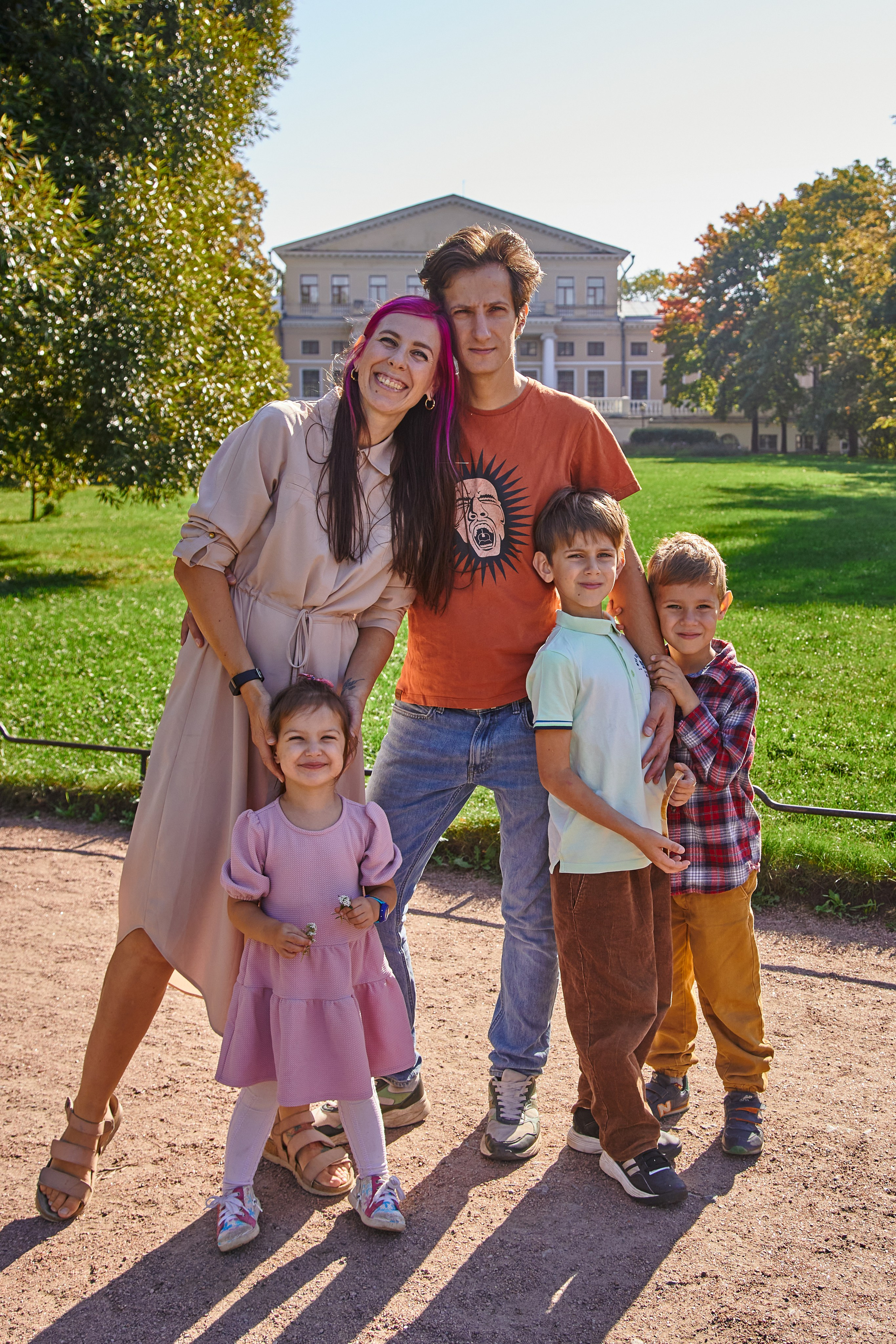 Прогулка. Семейная фотосессия и съёмка в школе СПб Сударикова Мария