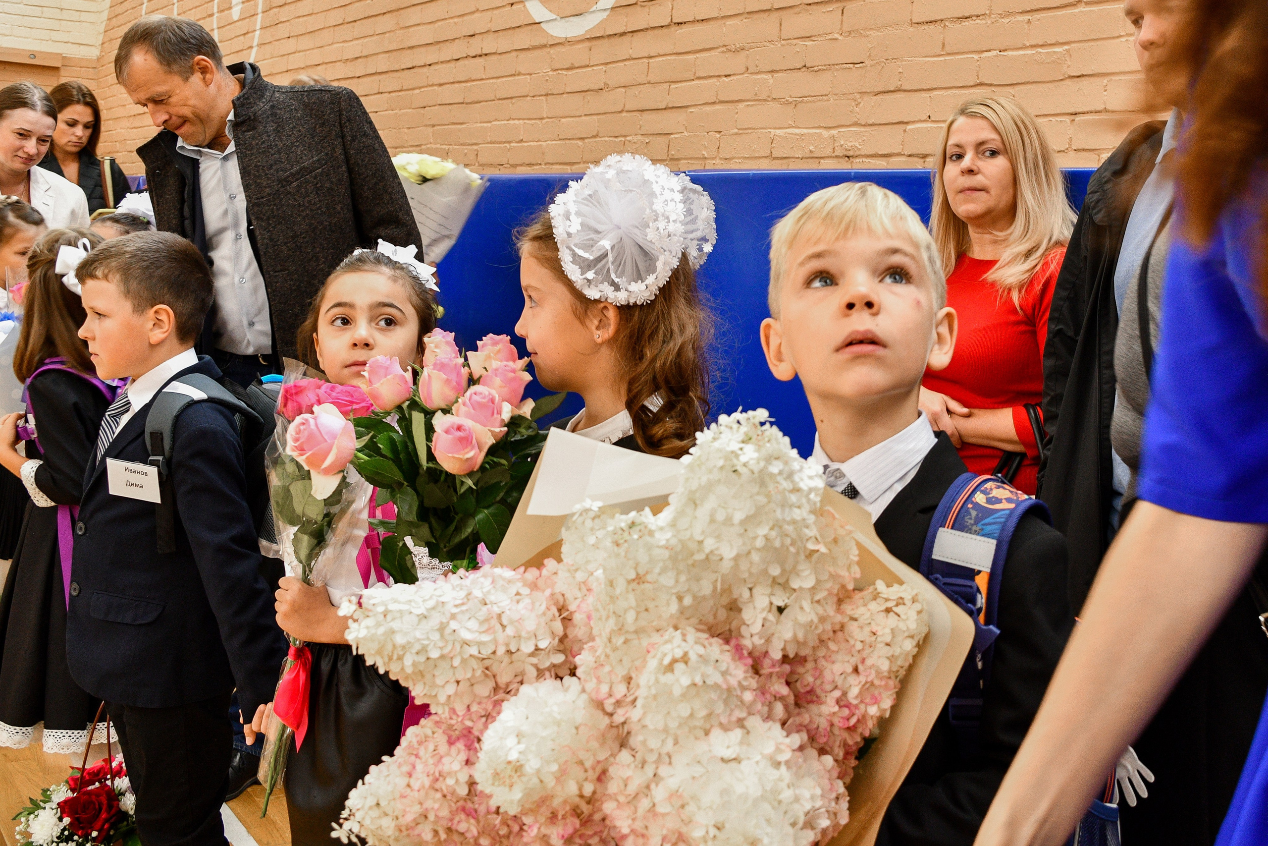Линейка в 1 классе. Фотограф в Санкт-Петербурге Ксения Яковчук