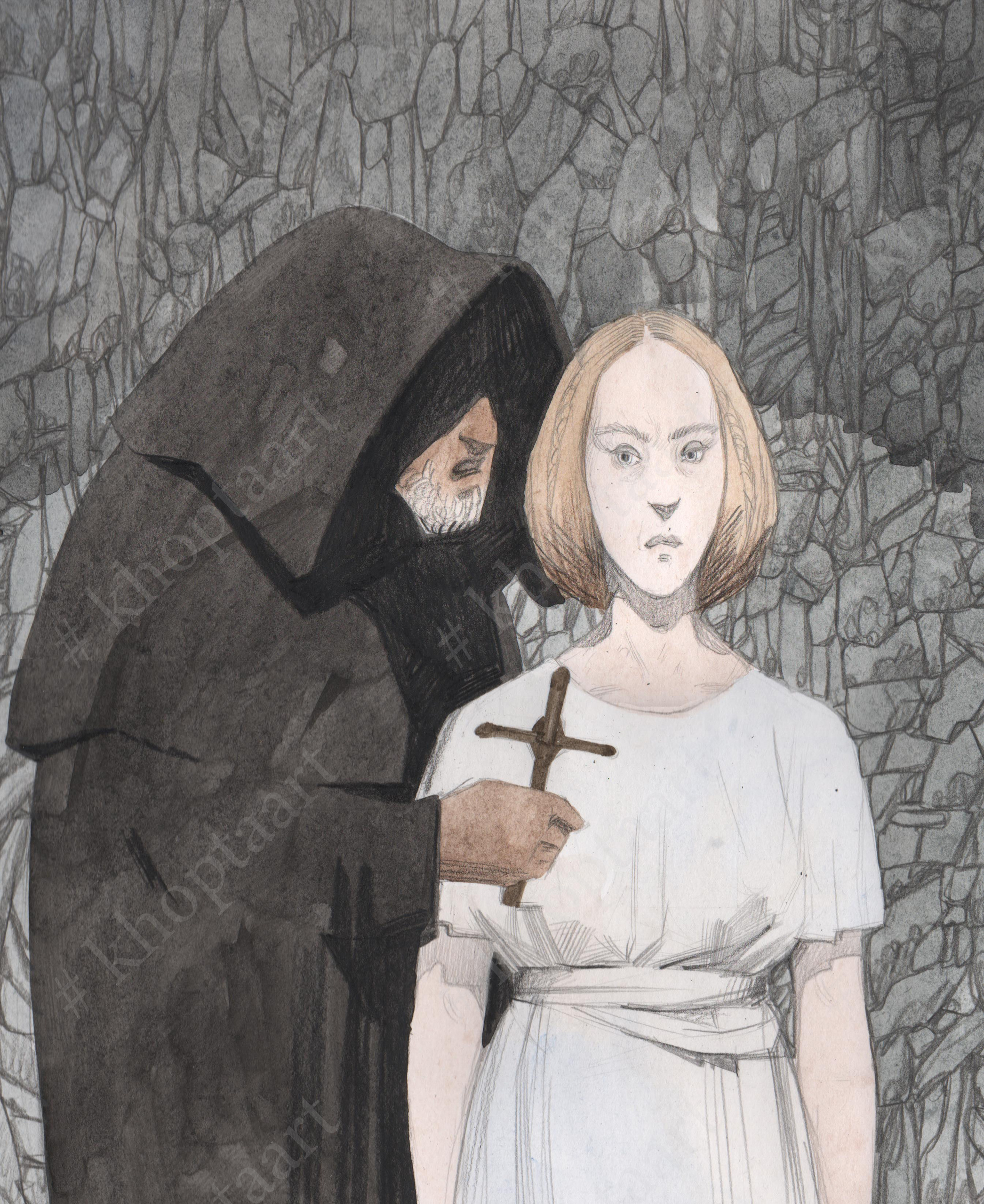 Иллюстрации Анны Хопта к сборнику рассказов А.Конан Дойля "Перстень То. Artist Anna Khopta. Oil and Acrylic Paintings. Moscow