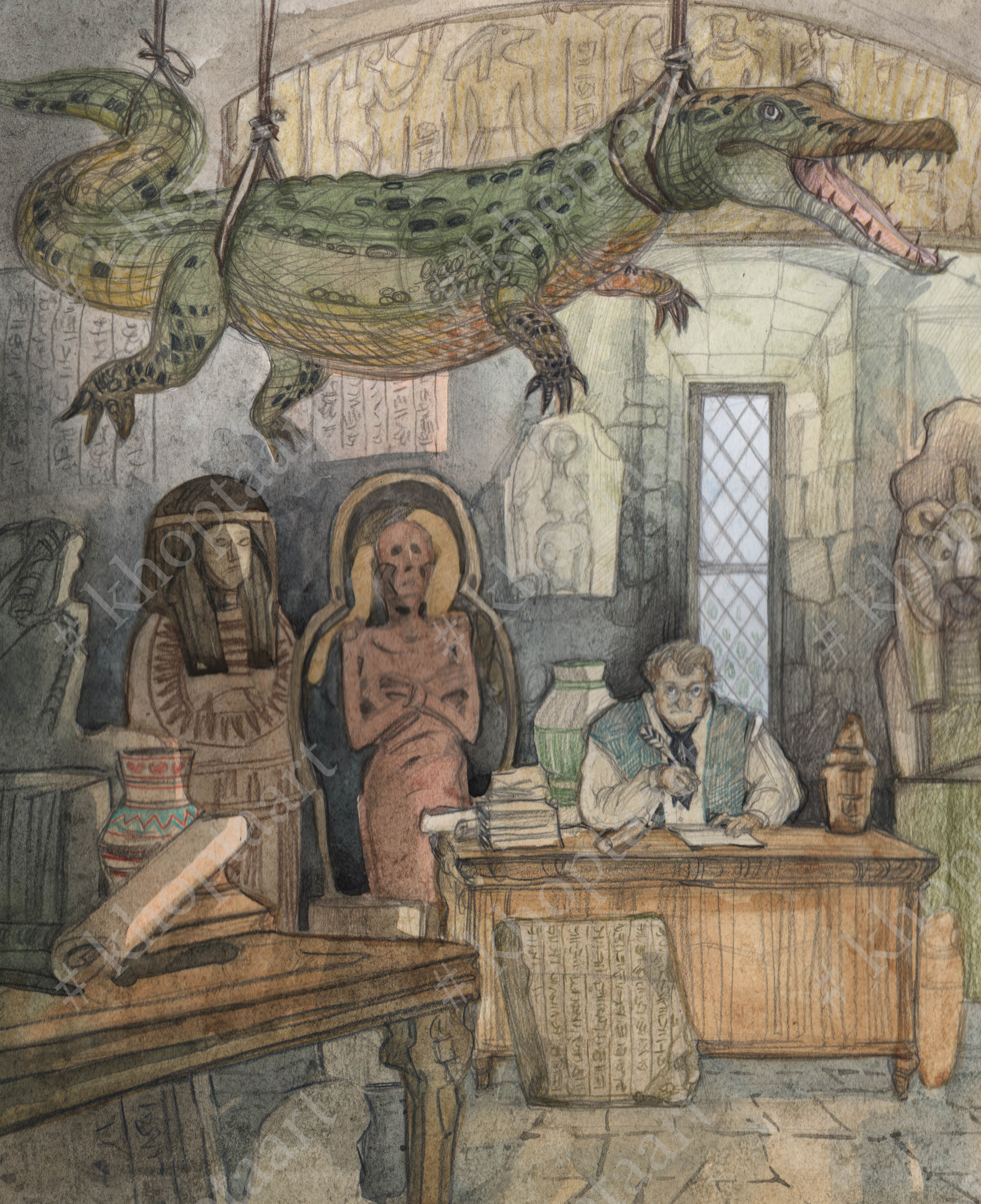 Иллюстрации Анны Хопта к сборнику рассказов А.Конан Дойля "Перстень То. Artist Anna Khopta. Oil and Acrylic Paintings. Moscow