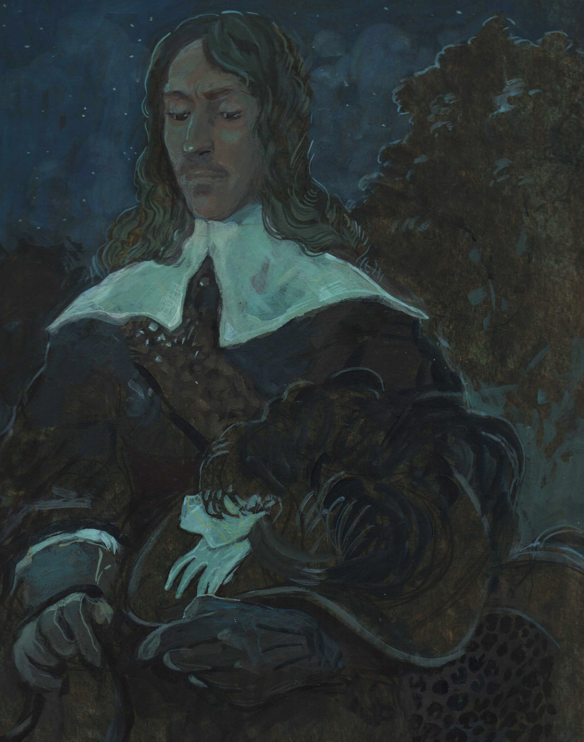 Иллюстрации Анны Хопта к роману Т.Майн Рида "Белая перчатка". Художник Анна Хопта