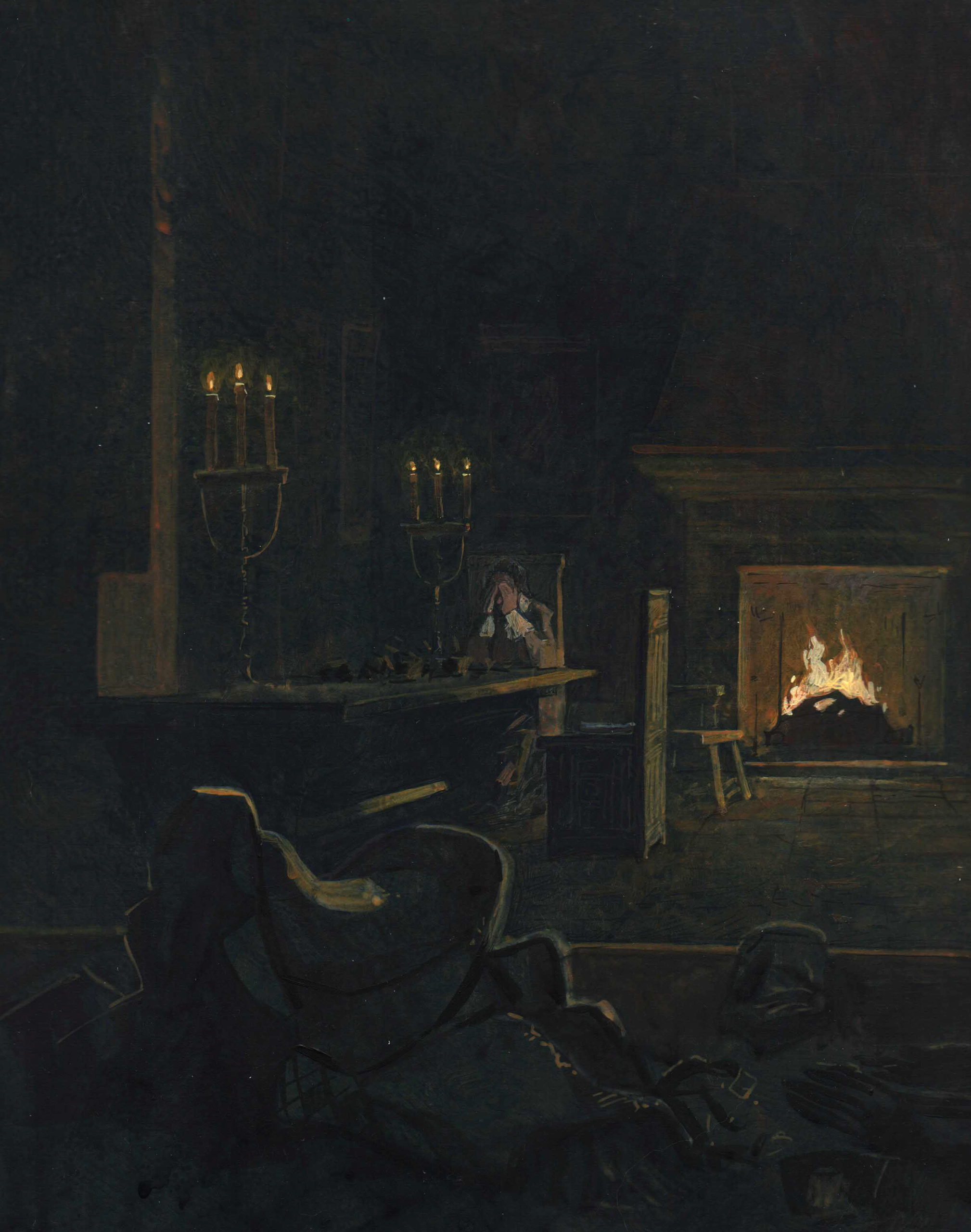 Иллюстрации Анны Хопта к роману Т.Майн Рида "Белая перчатка". Художник Анна Хопта