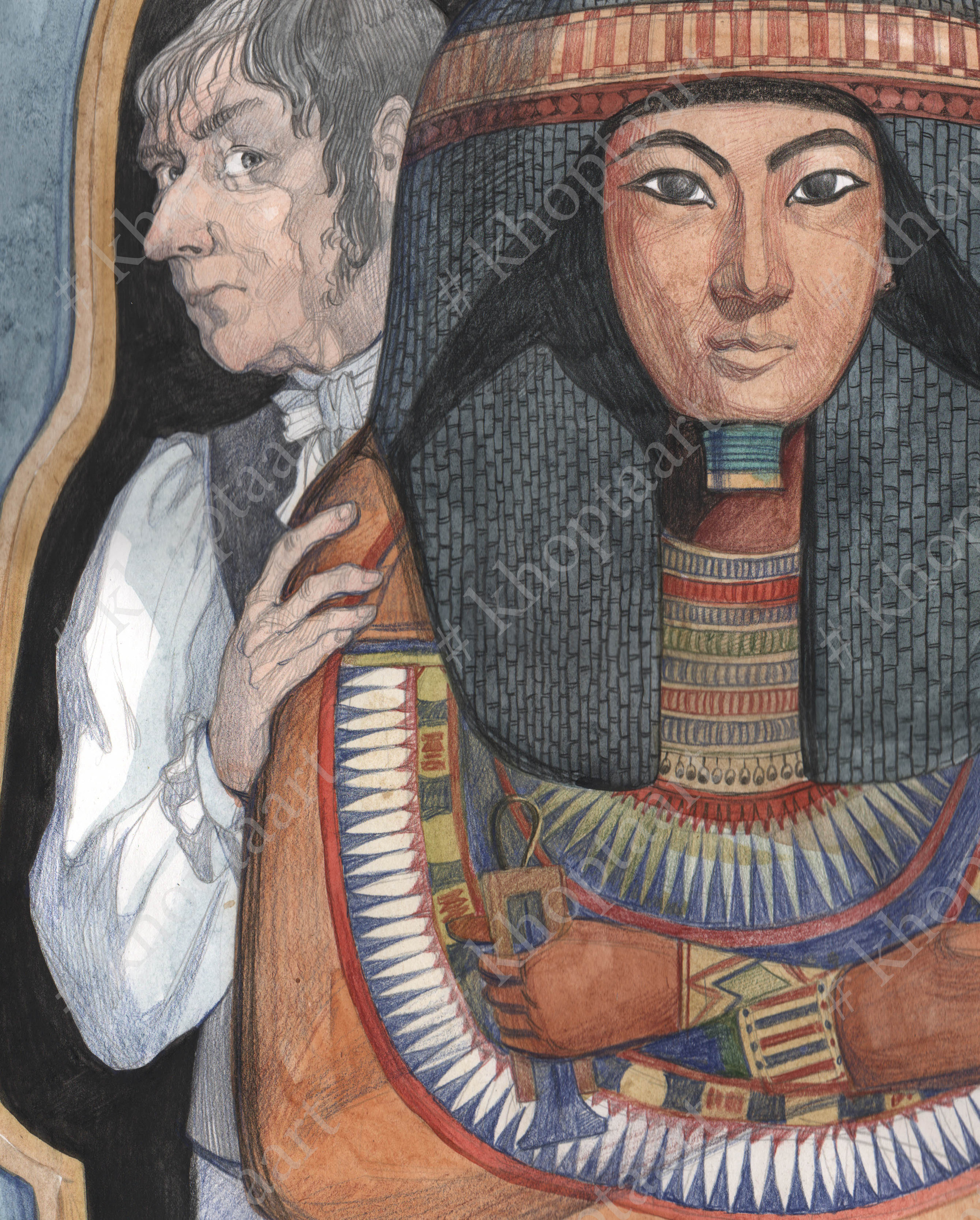 Иллюстрации Анны Хопта к сборнику рассказов А.Конан Дойля "Перстень То. Artist Anna Khopta. Oil and Acrylic Paintings. Moscow