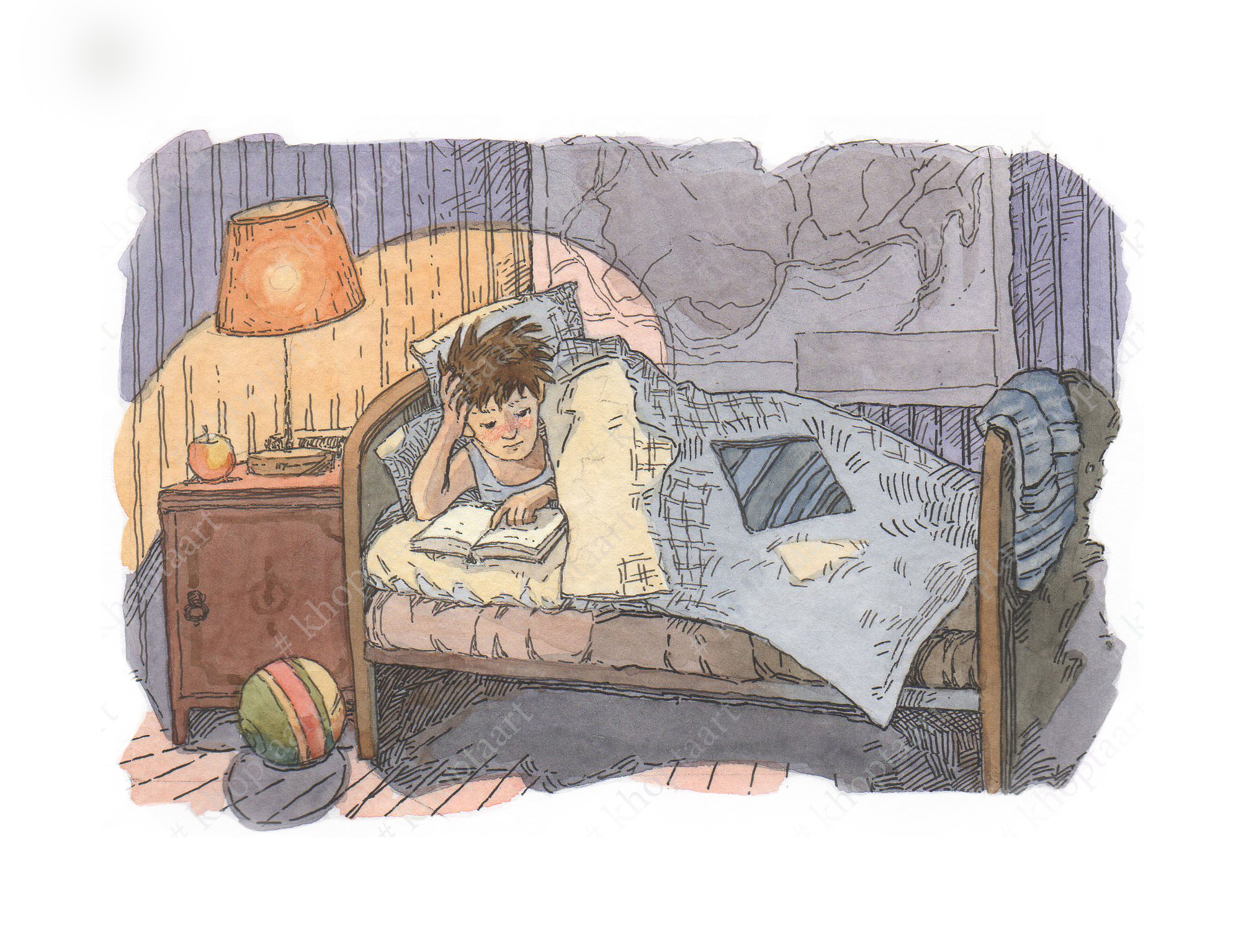 'The Black-and-Brown Fox' by Y.Aleshkovsky. Artist Anna Khopta. Oil and Acrylic Paintings. Moscow