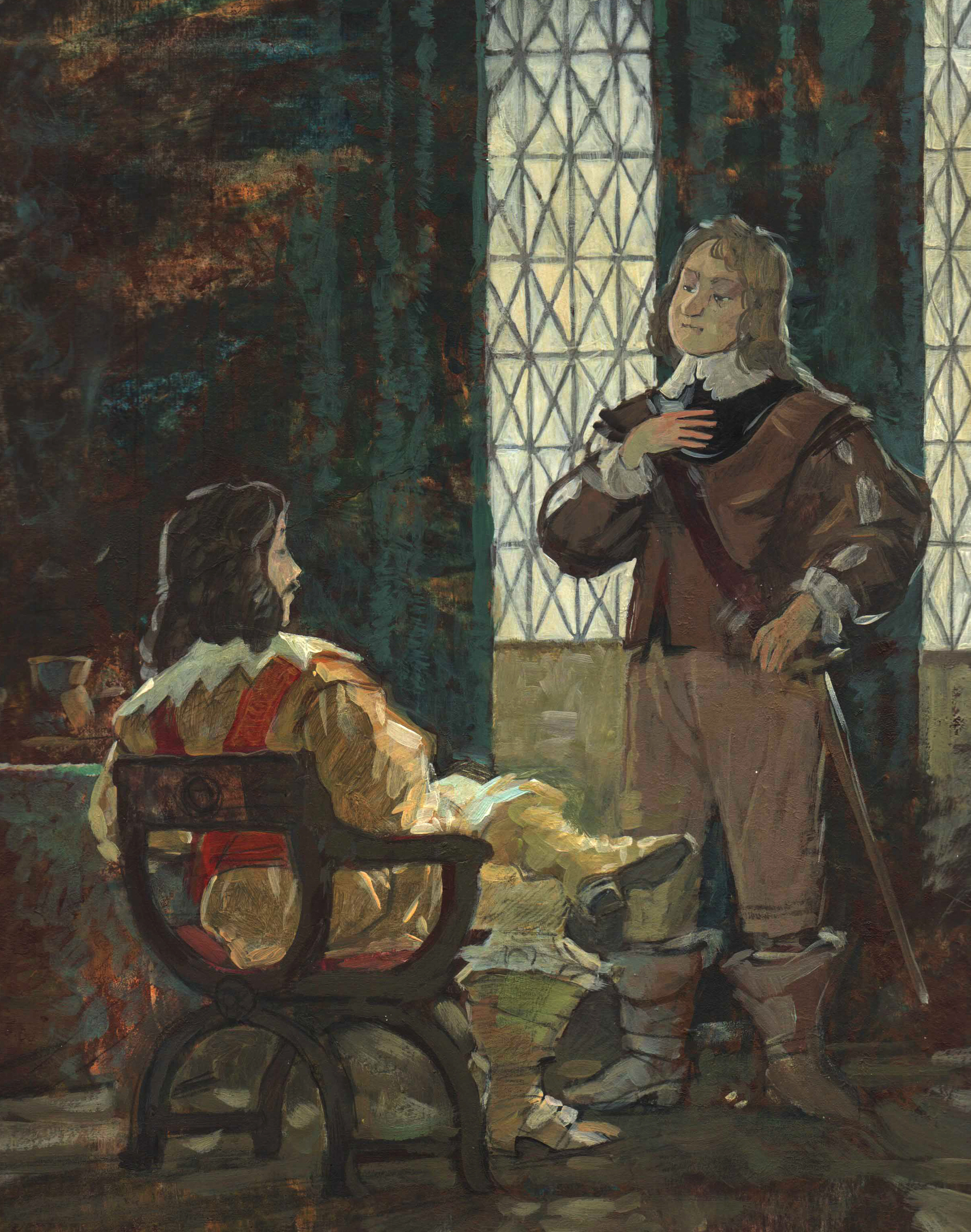 Иллюстрации Анны Хопта к роману Т.Майн Рида "Белая перчатка". Художник Анна Хопта