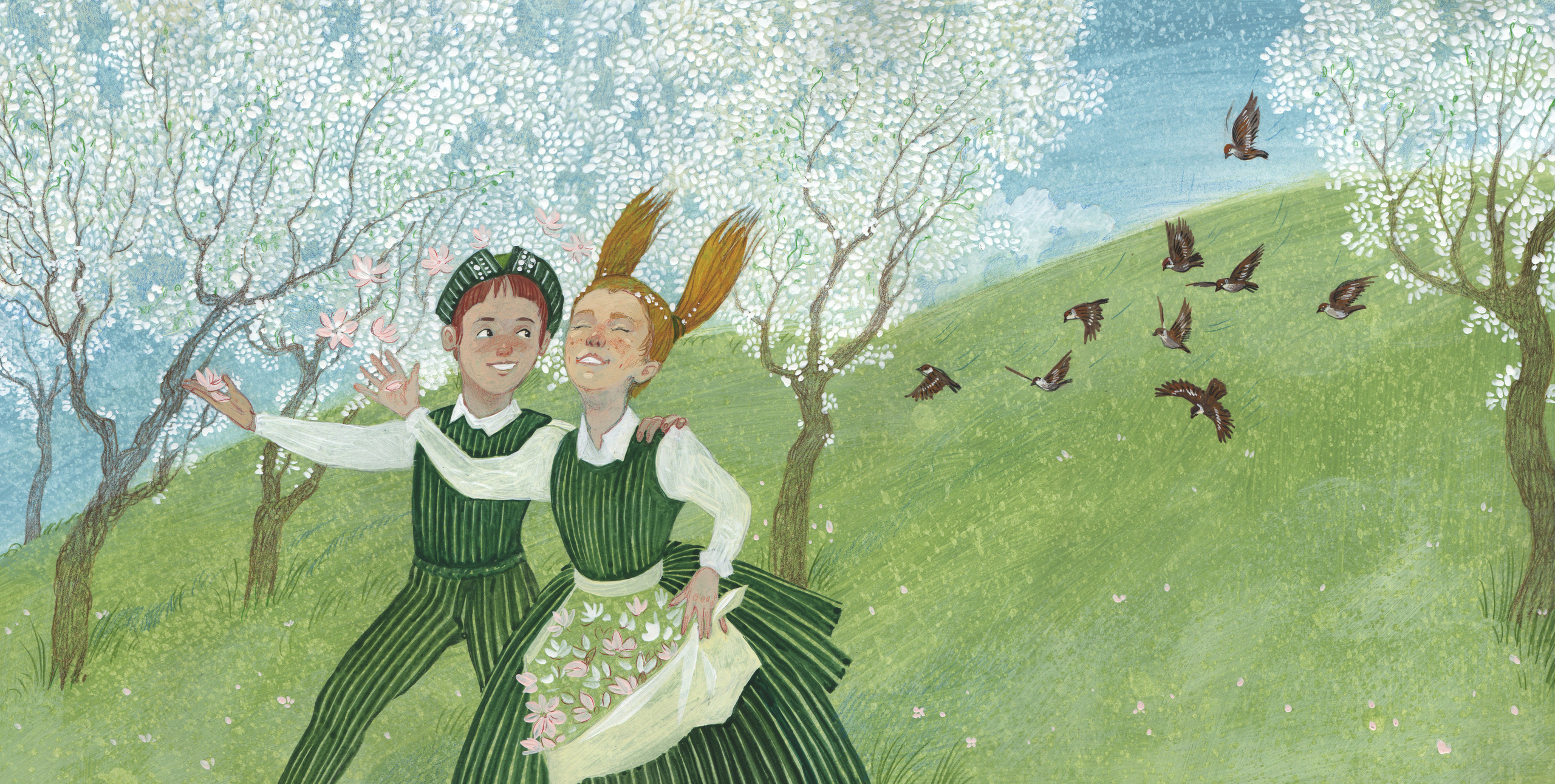 Г. Х. Андерсен «История года». Художник Анна Хопта