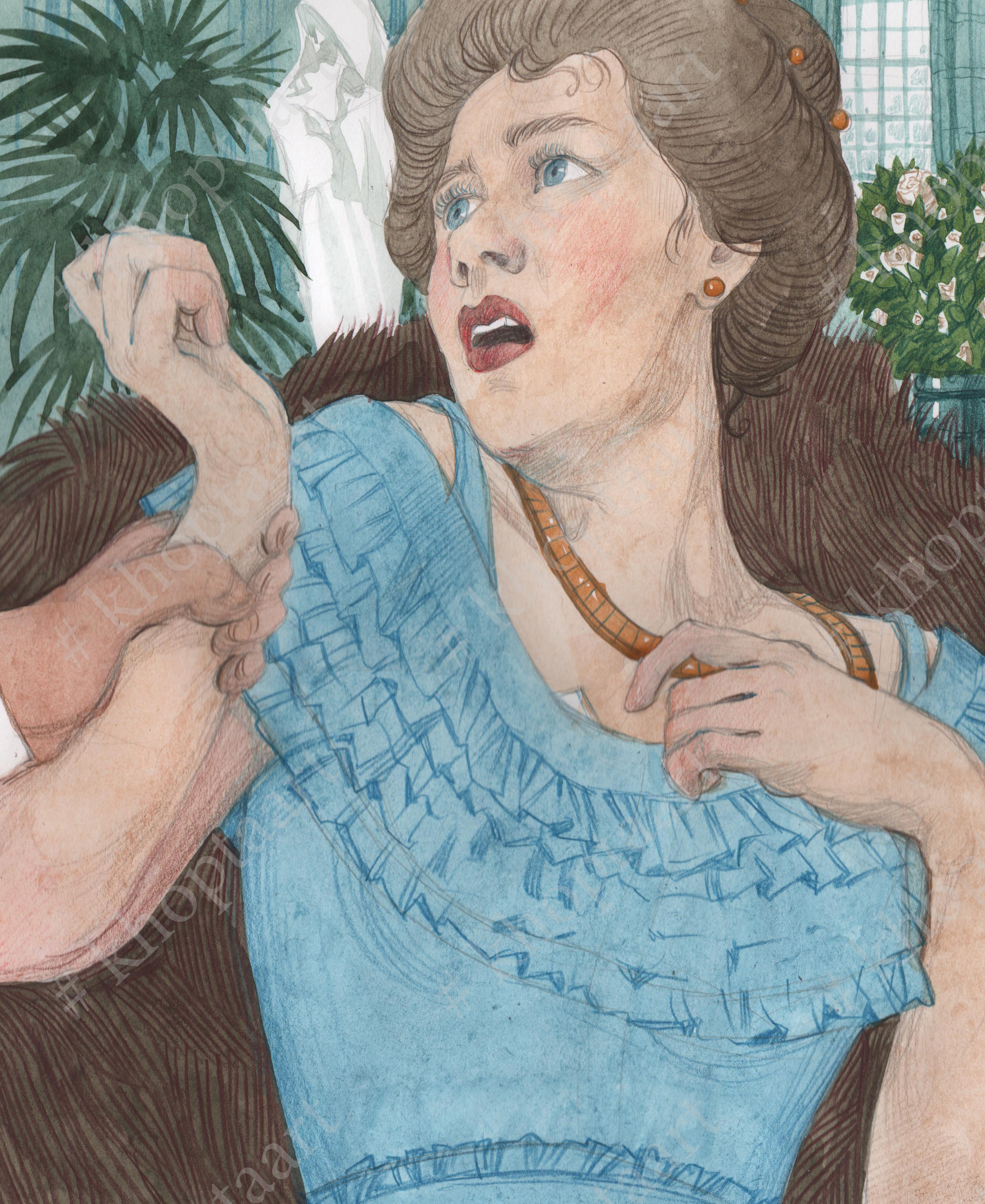 Иллюстрации Анны Хопта к сборнику рассказов А.Конан Дойля "Перстень То. Artist Anna Khopta. Oil and Acrylic Paintings. Moscow