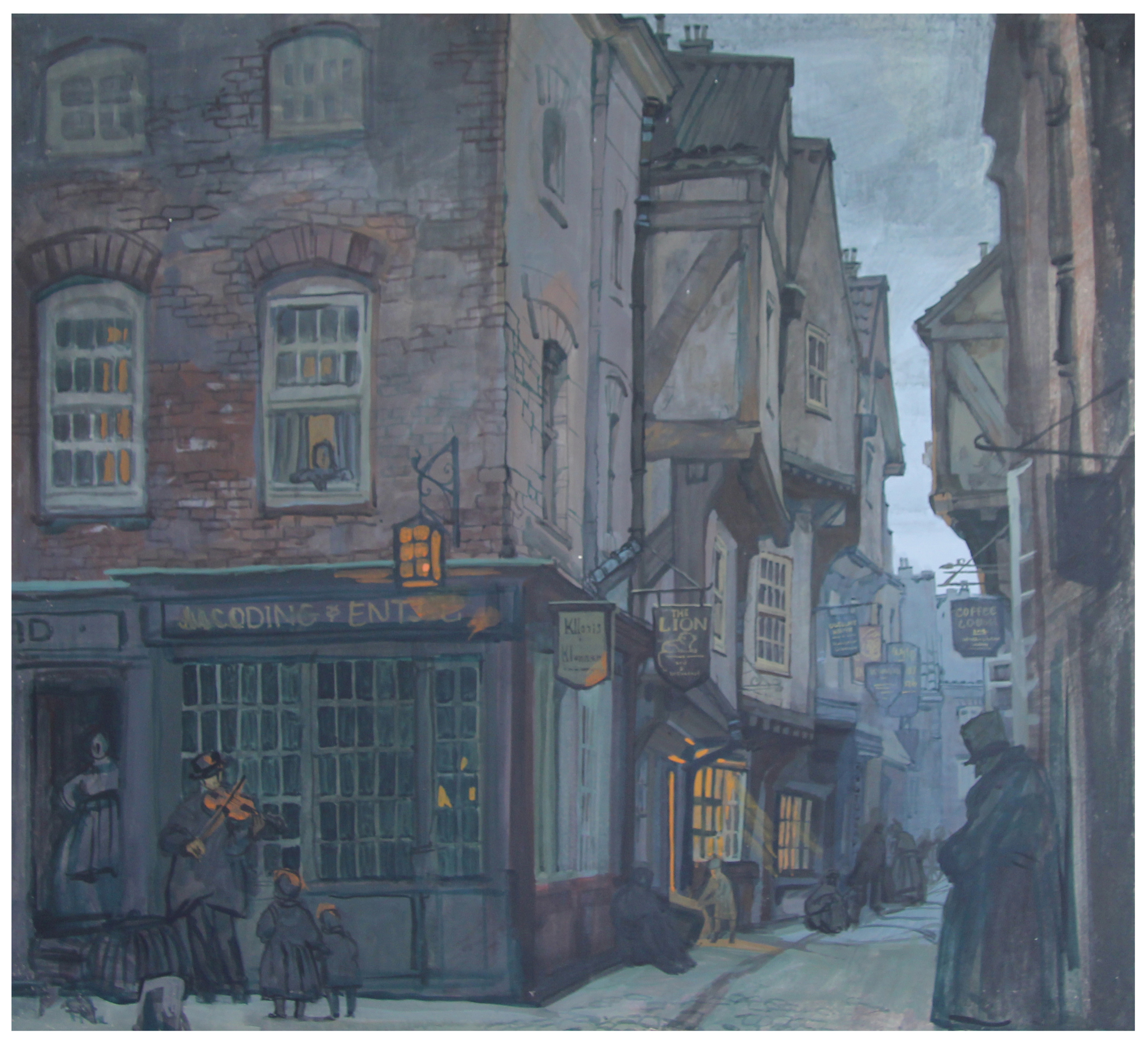 'David Copperfield' by Ch.Dickens. Artist Anna Khopta. Oil and Acrylic Paintings. Moscow