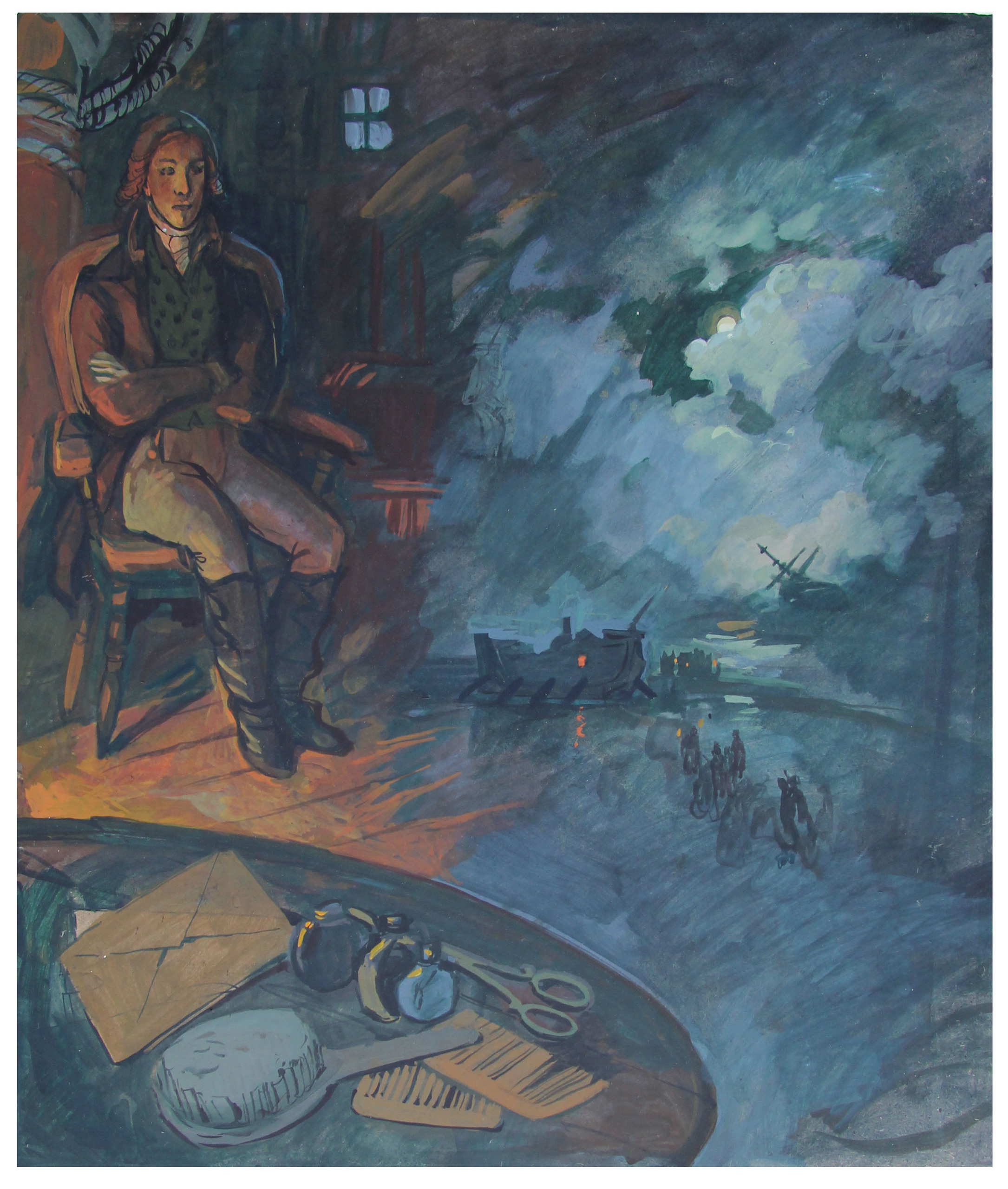 'David Copperfield' by Ch.Dickens. Artist Anna Khopta. Oil and Acrylic Paintings. Moscow